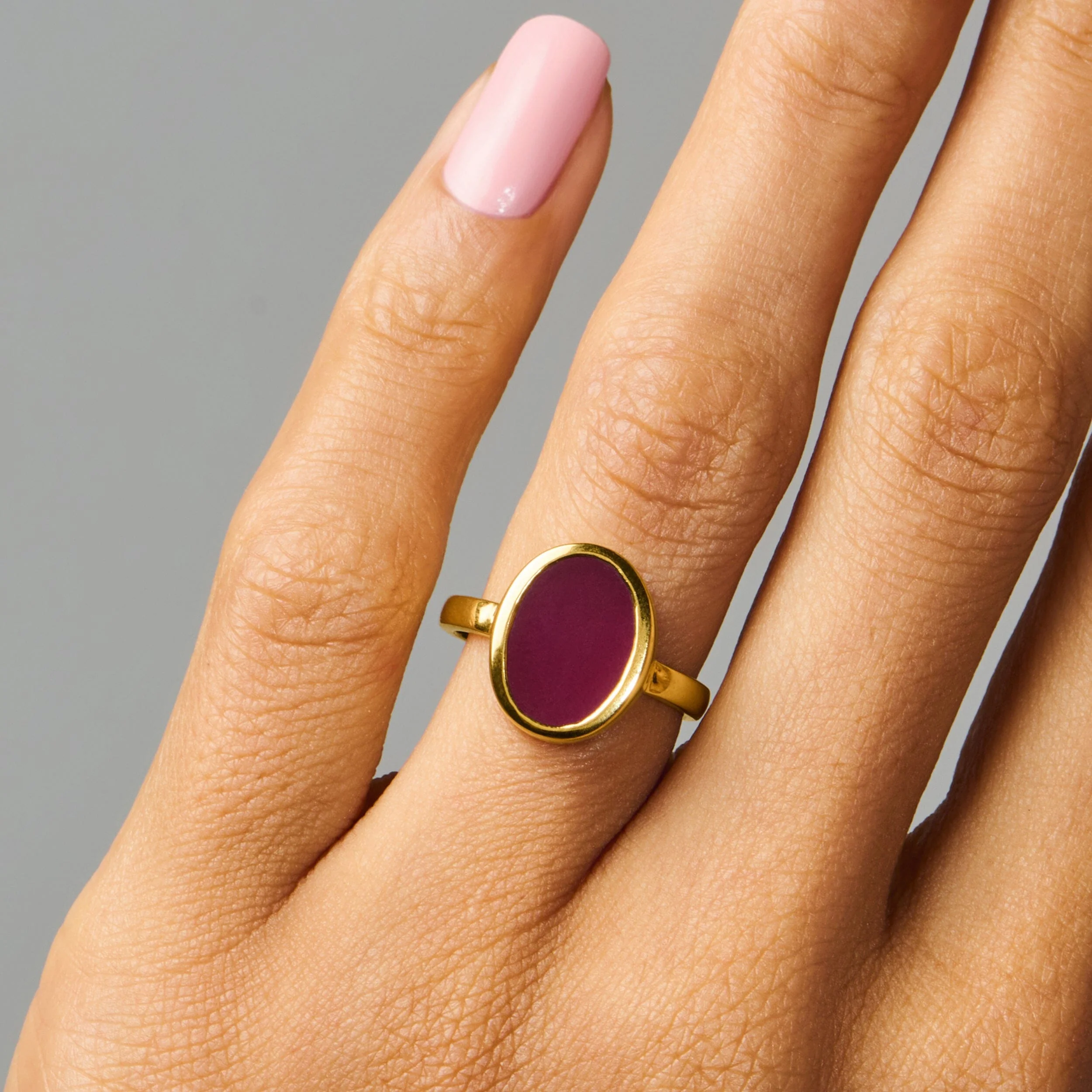 Crystal Ring - Enfolded Pink Quartz - Image 30