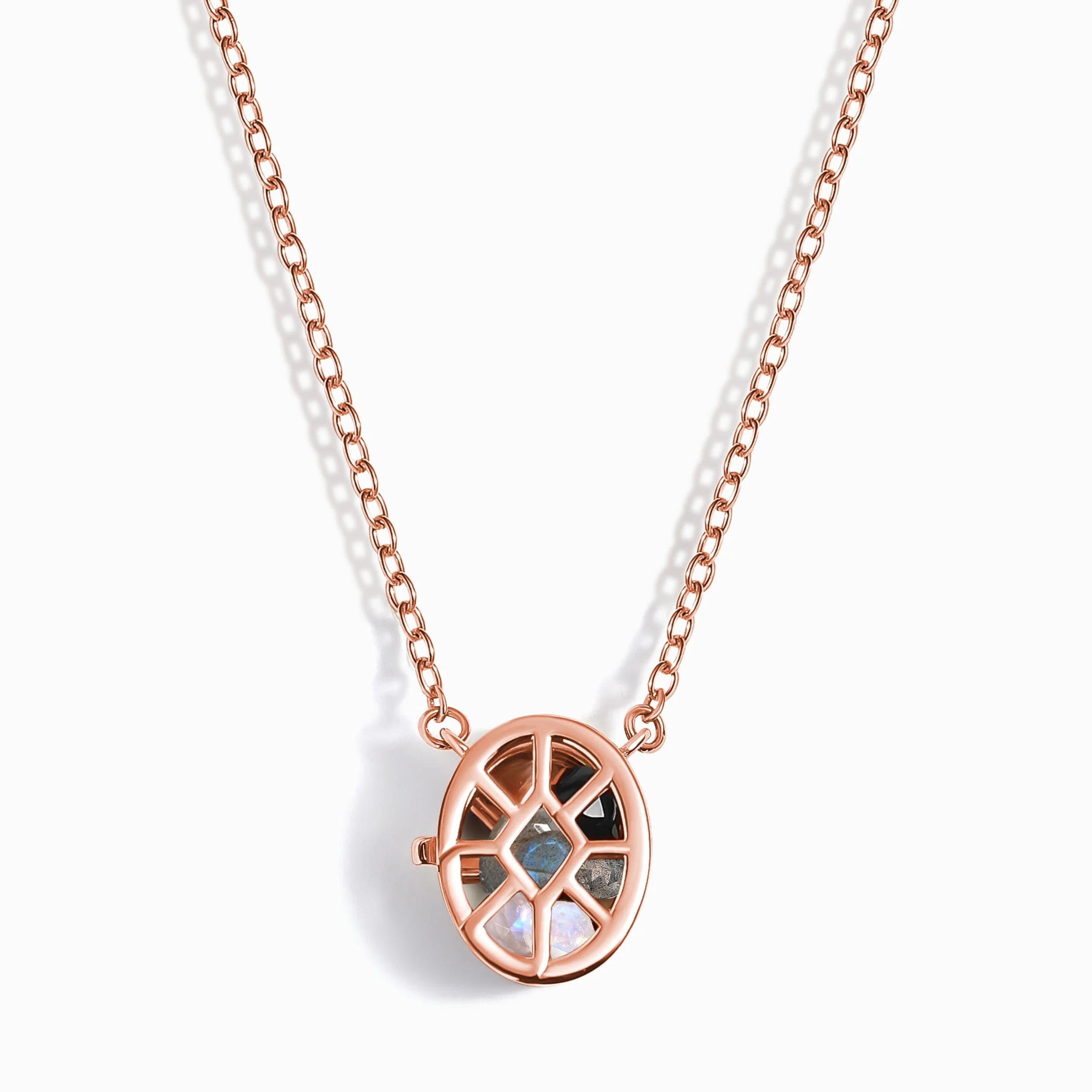 Dark Gradient Necklace – Motion Medicine Locket - Image 10