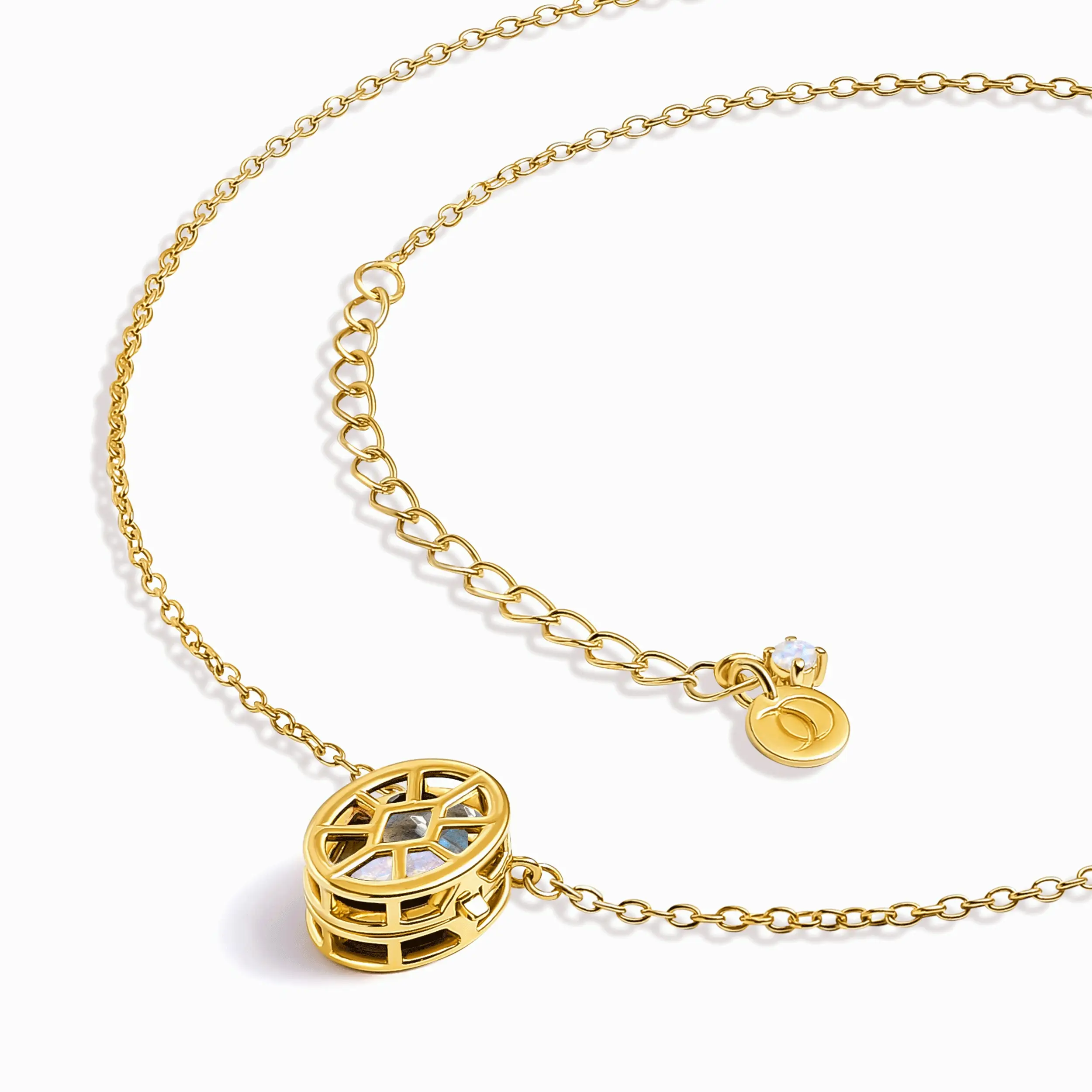 Dark Gradient Necklace – Motion Medicine Locket - Image 5