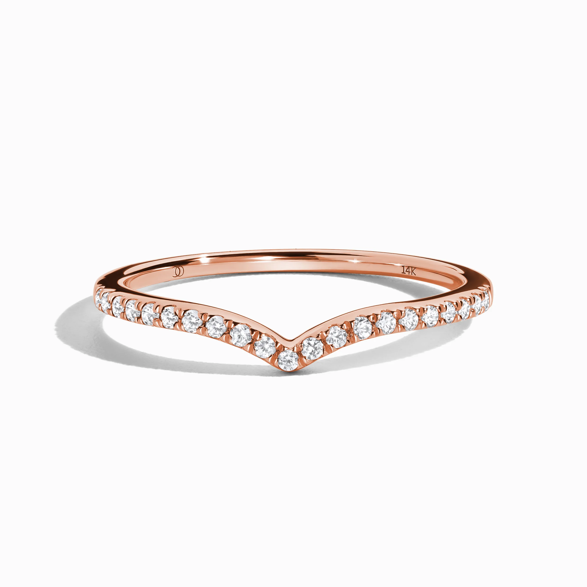 Diamond Ring Band - Peak Of Love Pavé - Image 3