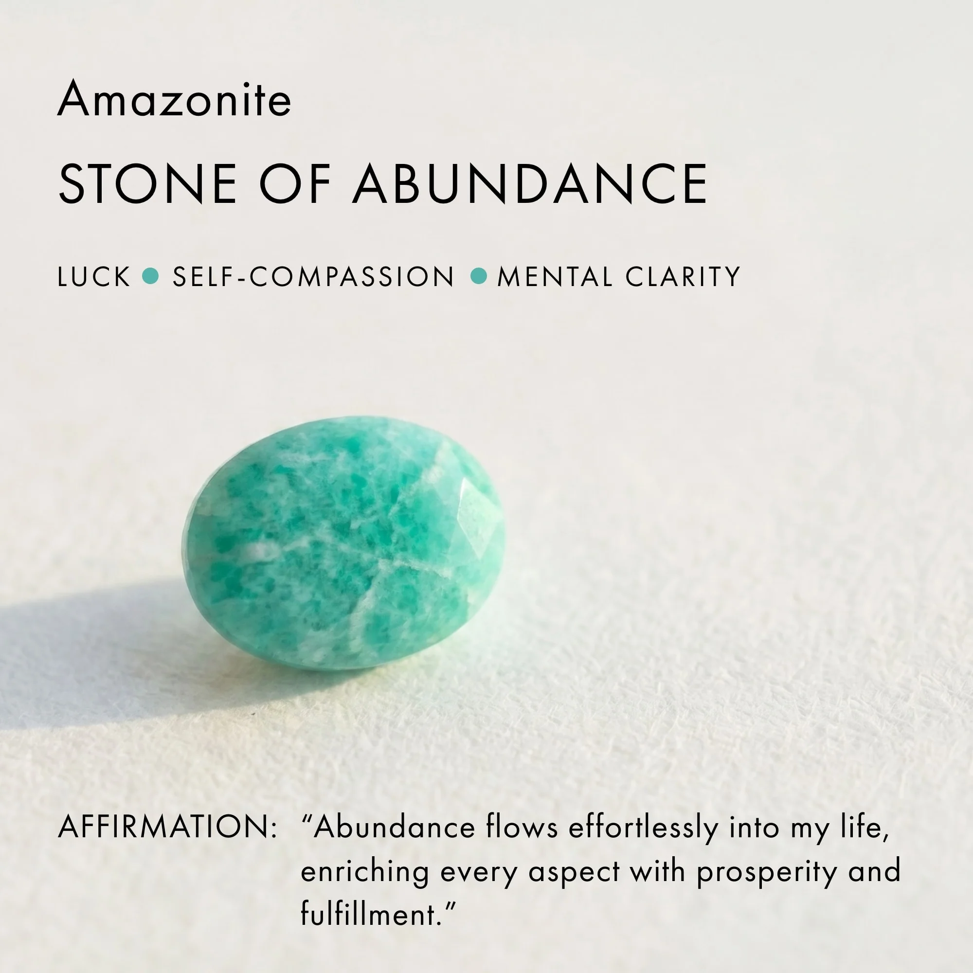 Moonstone & Amazonite Bracelet Stack - Abundance - Image 8