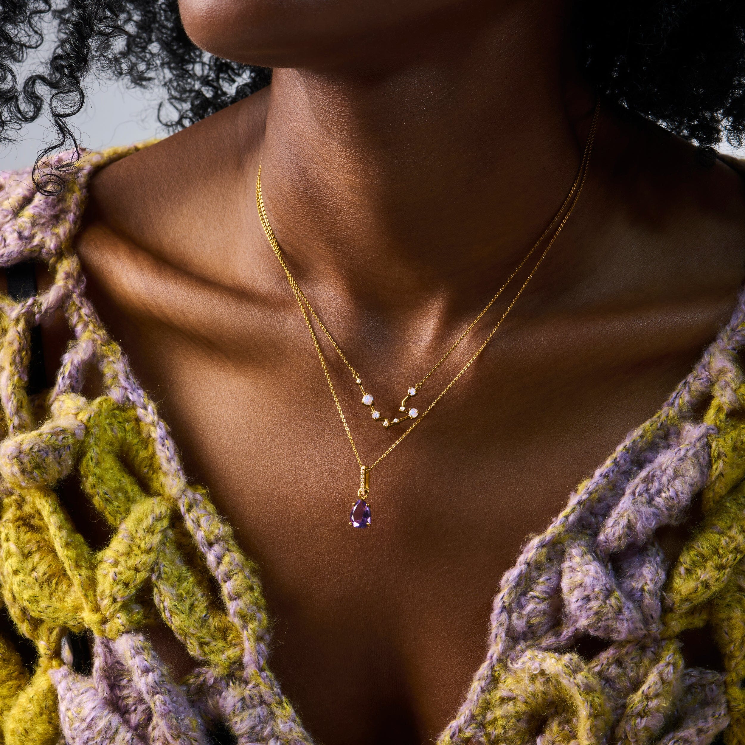 Amethyst Necklace Sway - February Birthstone - Image 12