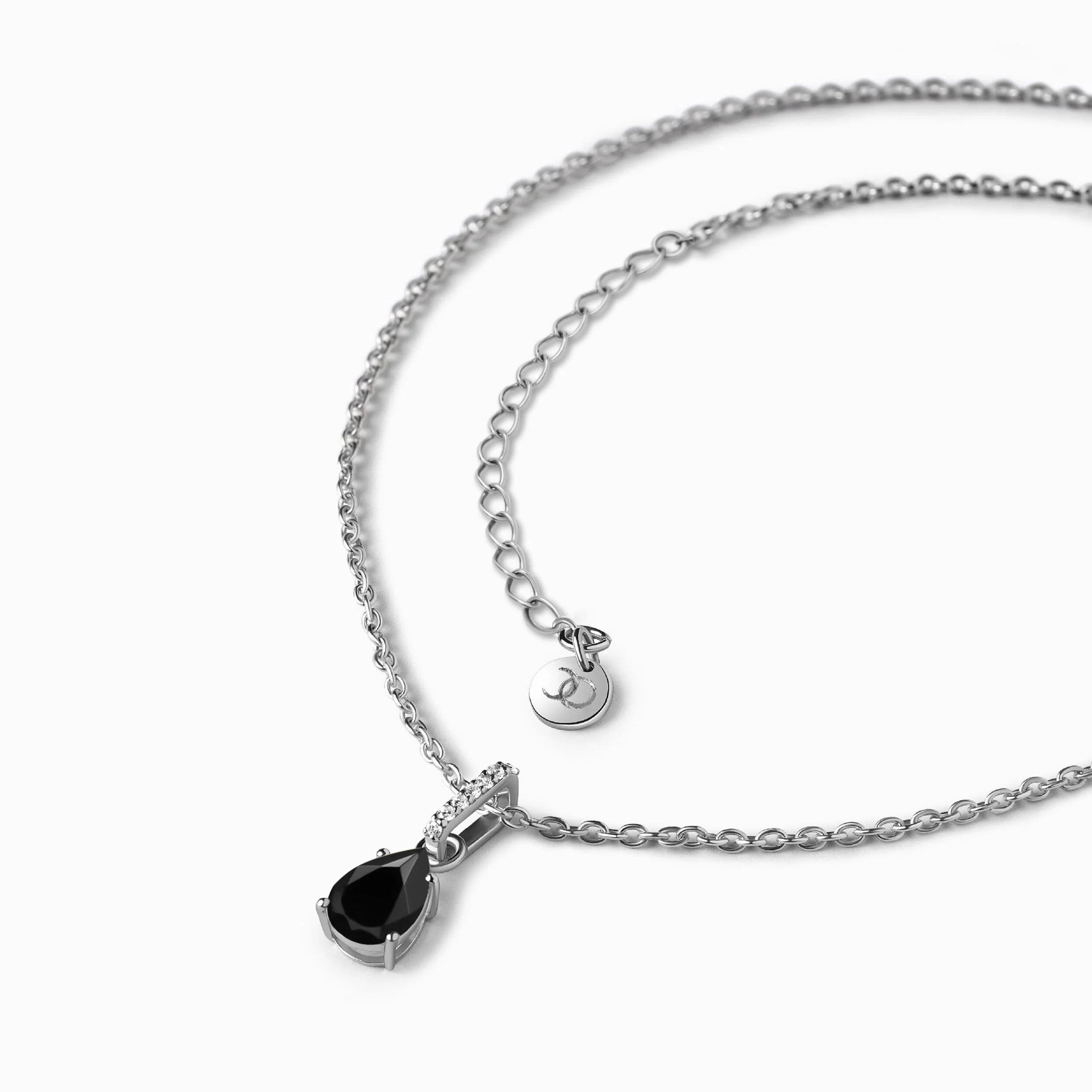 Black Onyx Necklace Sway - December Birthstone - Image 9
