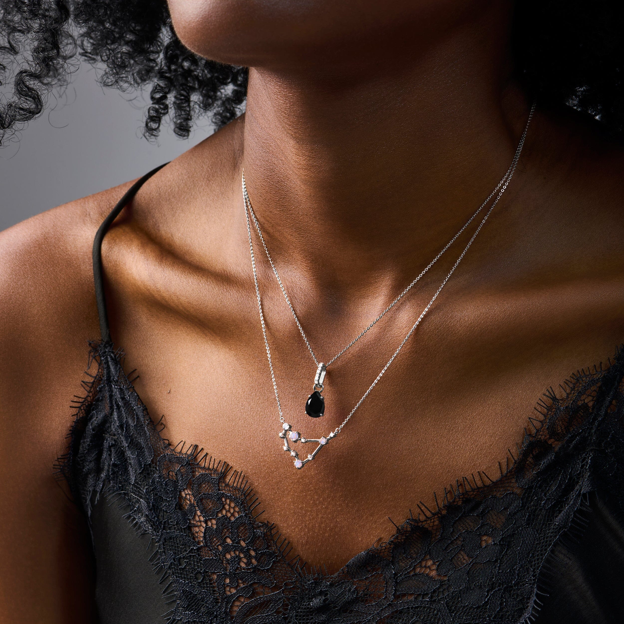 Black Onyx Necklace Sway - December Birthstone - Image 8