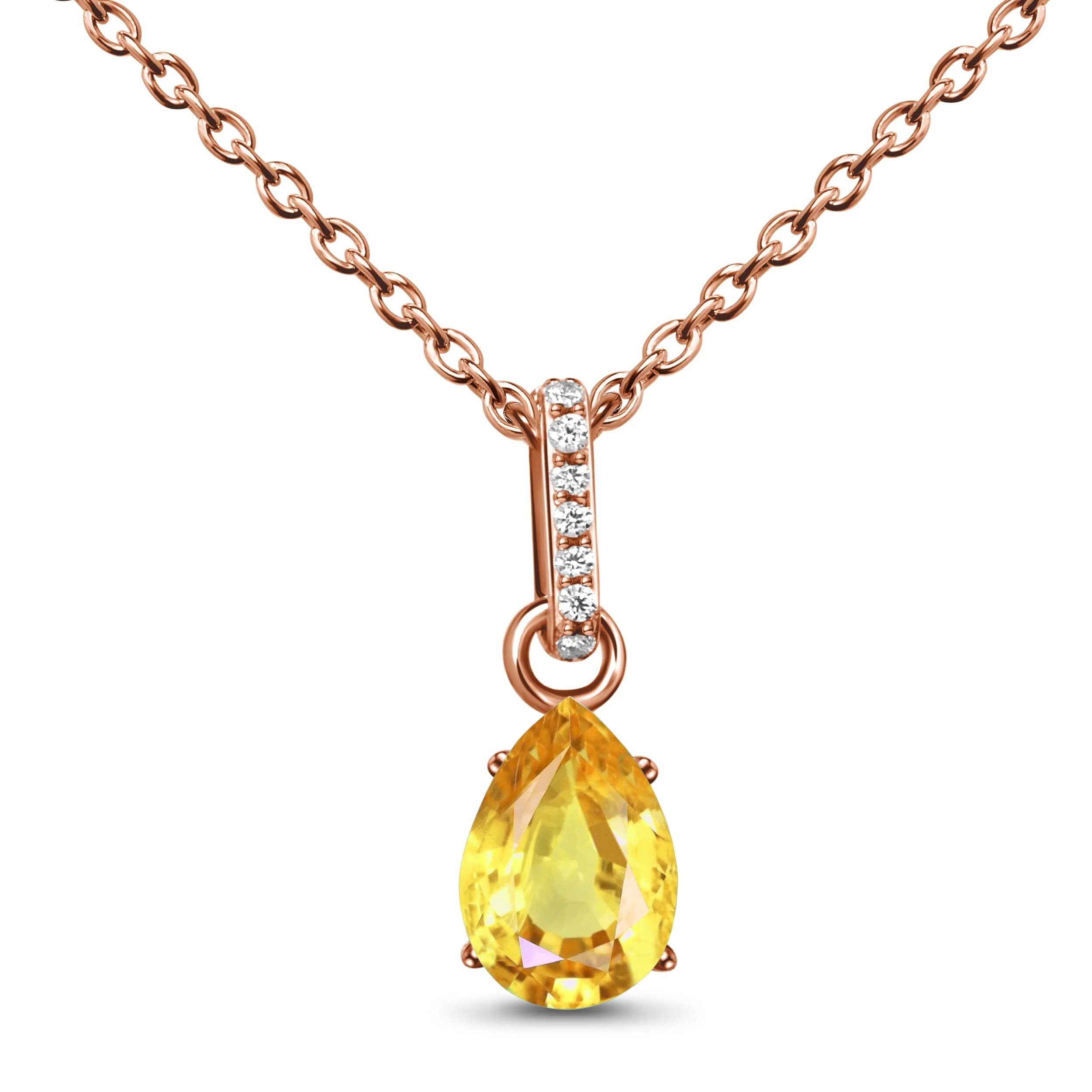 Citrine Necklace Sway - November Birthstone - Image 3