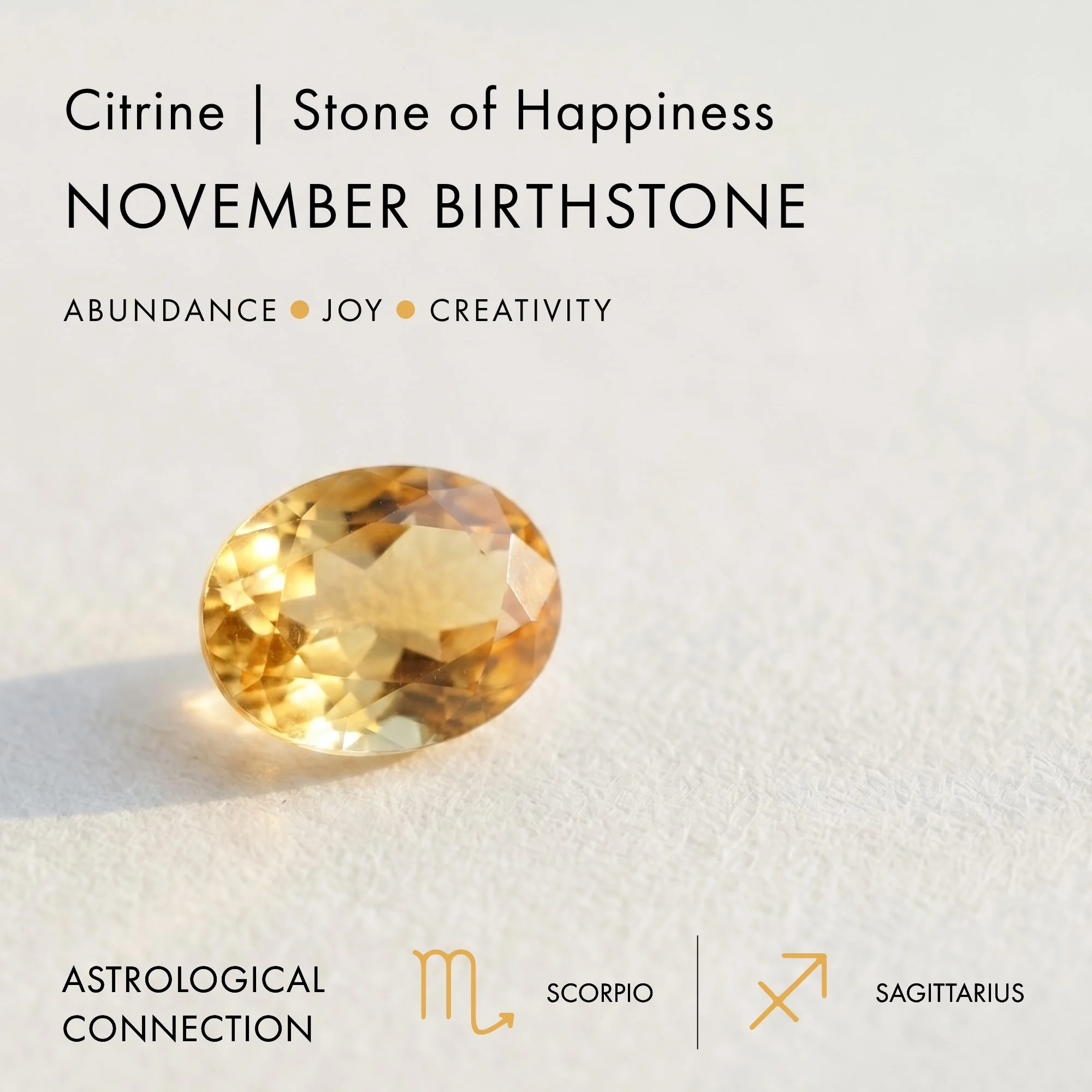 Citrine Necklace Sway - November Birthstone - Image 7
