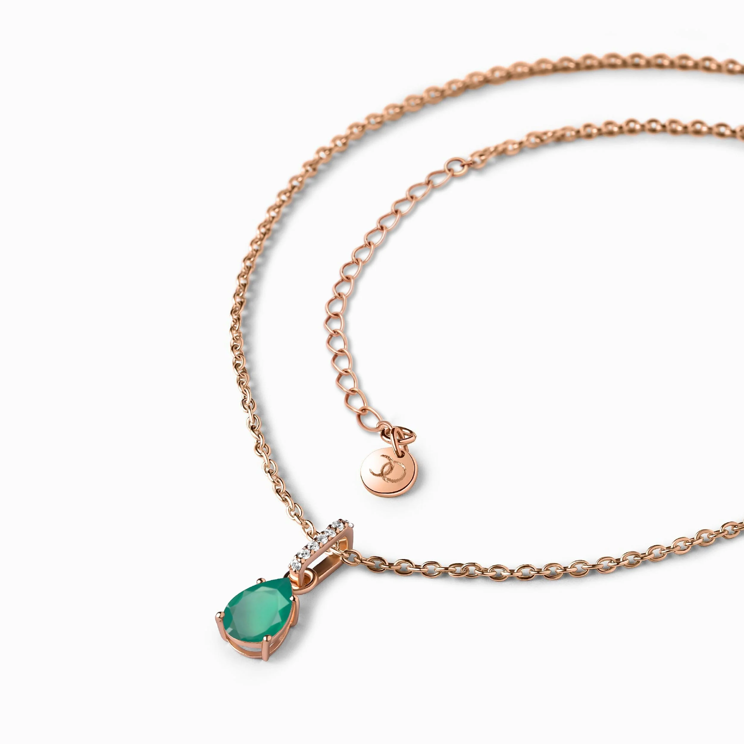 Green Onyx Necklace Sway - May Birthstone - Image 11