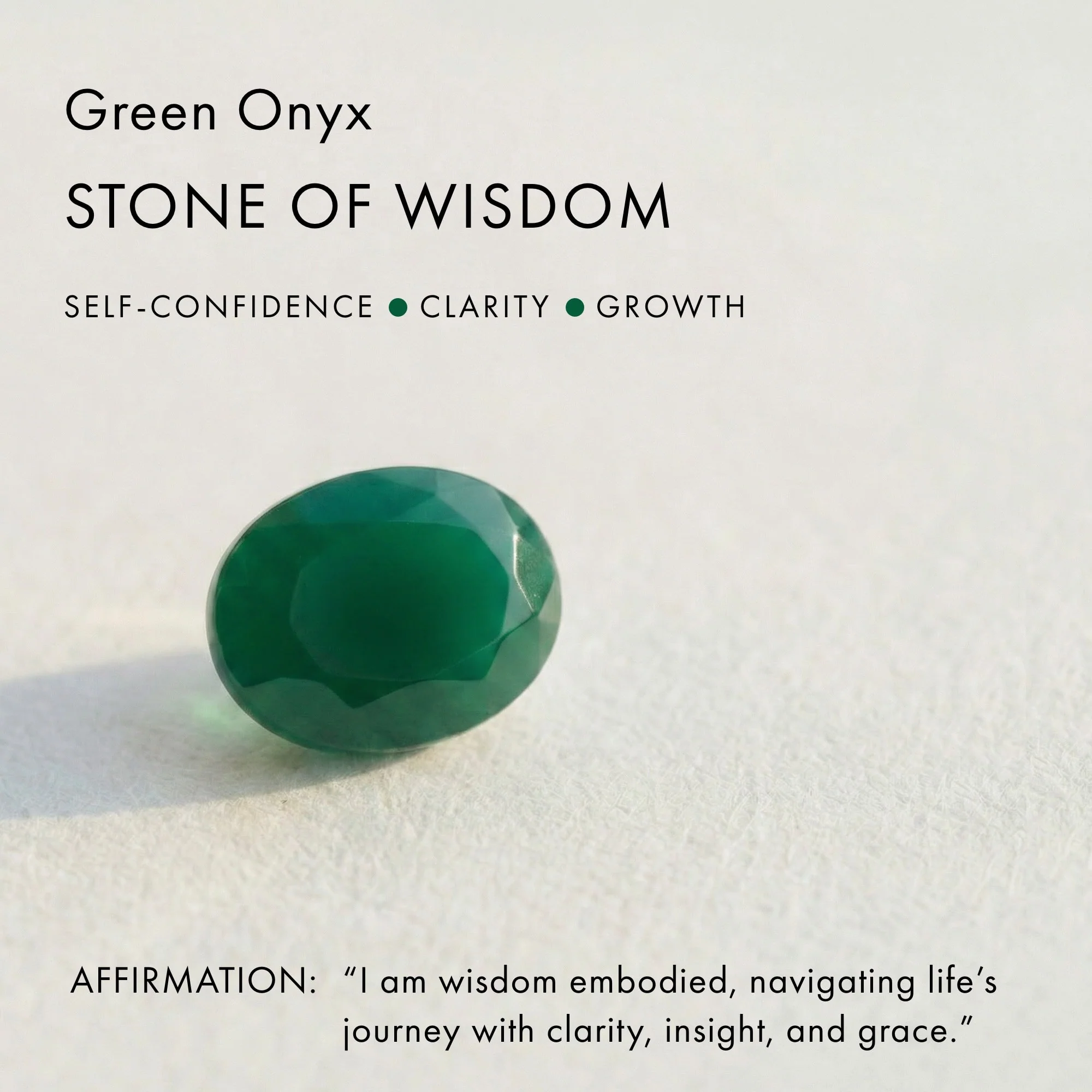 Green Onyx Necklace Sway - May Birthstone - Image 7