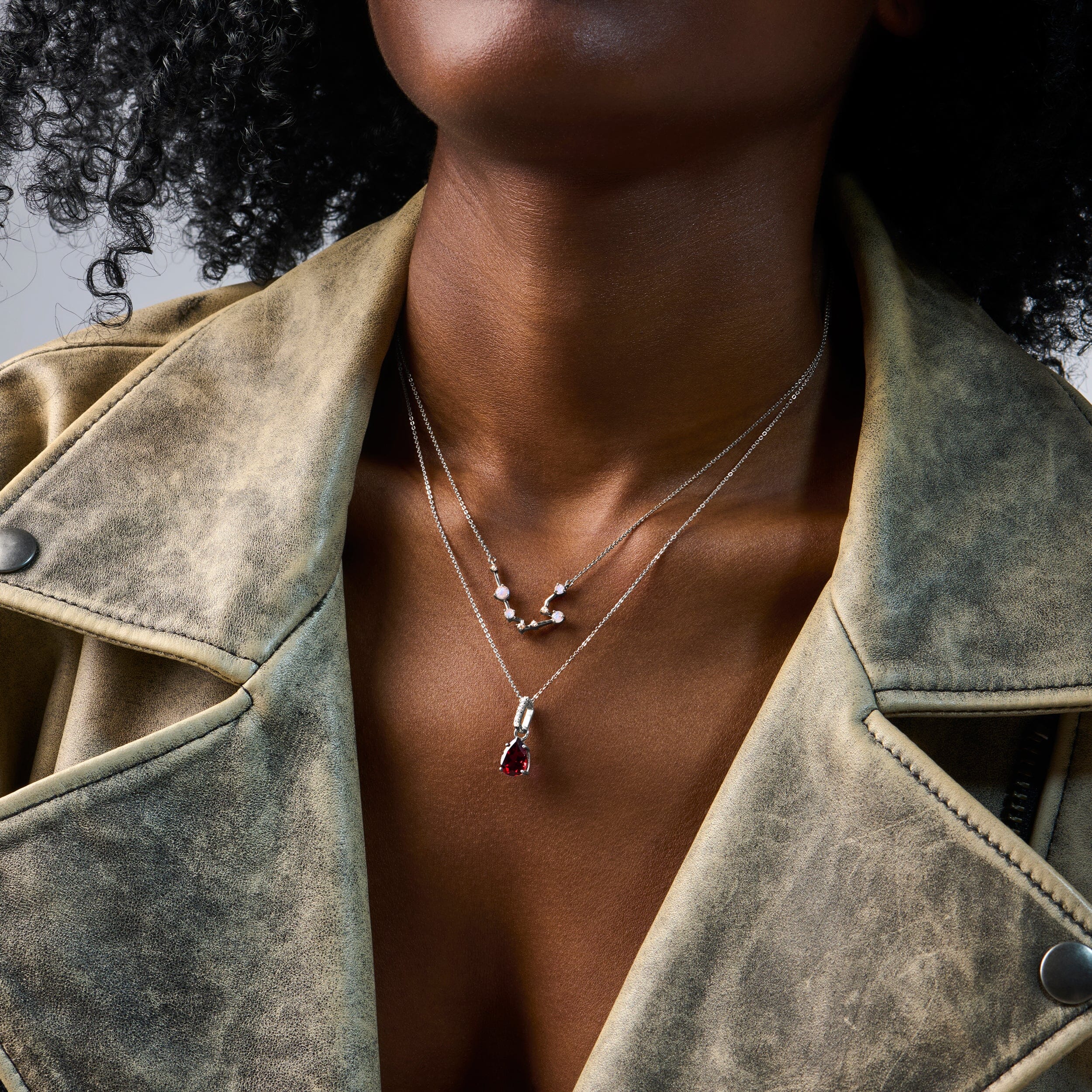 Garnet Necklace Sway - January Birthstone - Image 8