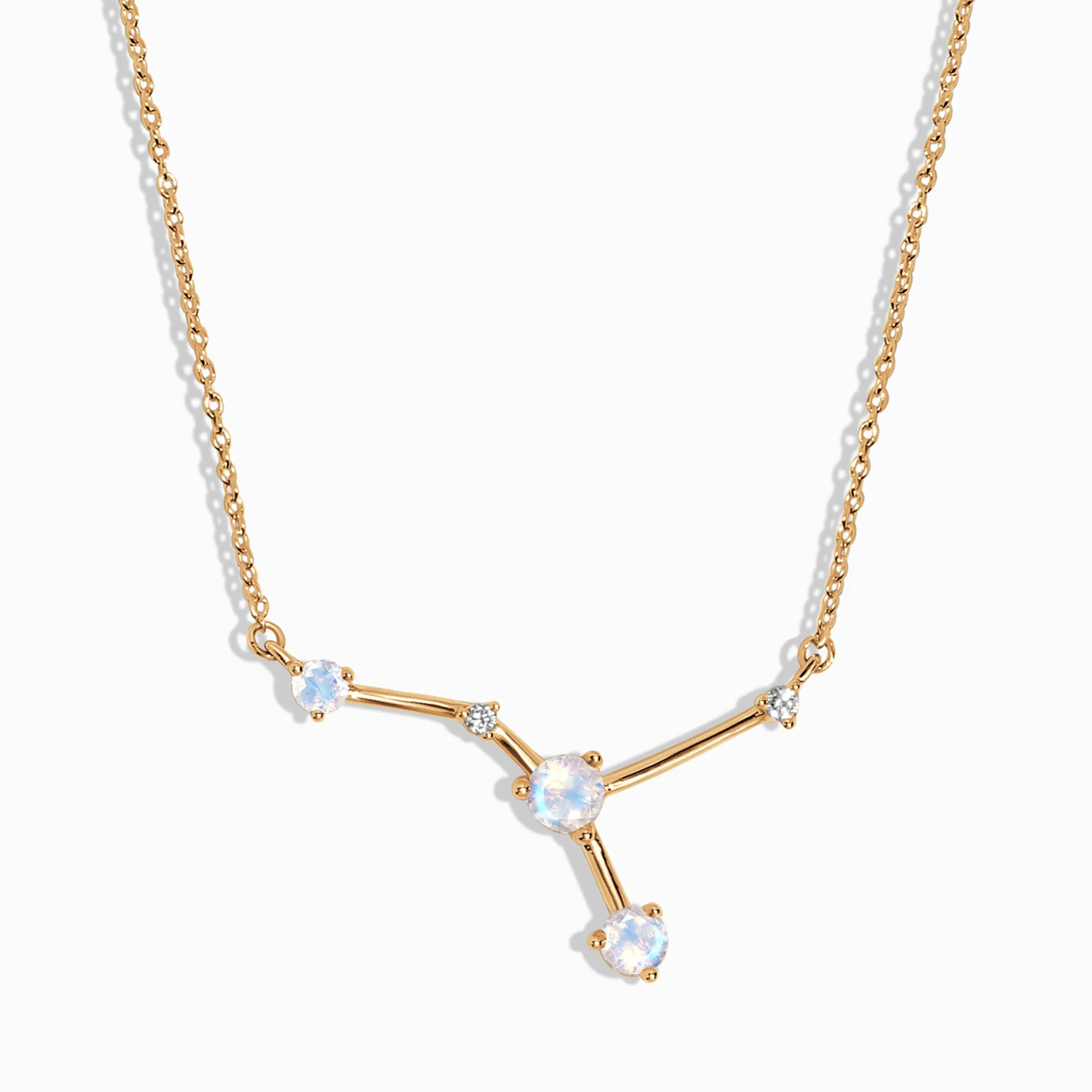 Moonstone Necklace - Cancer Zodiac Constellation - Image 5