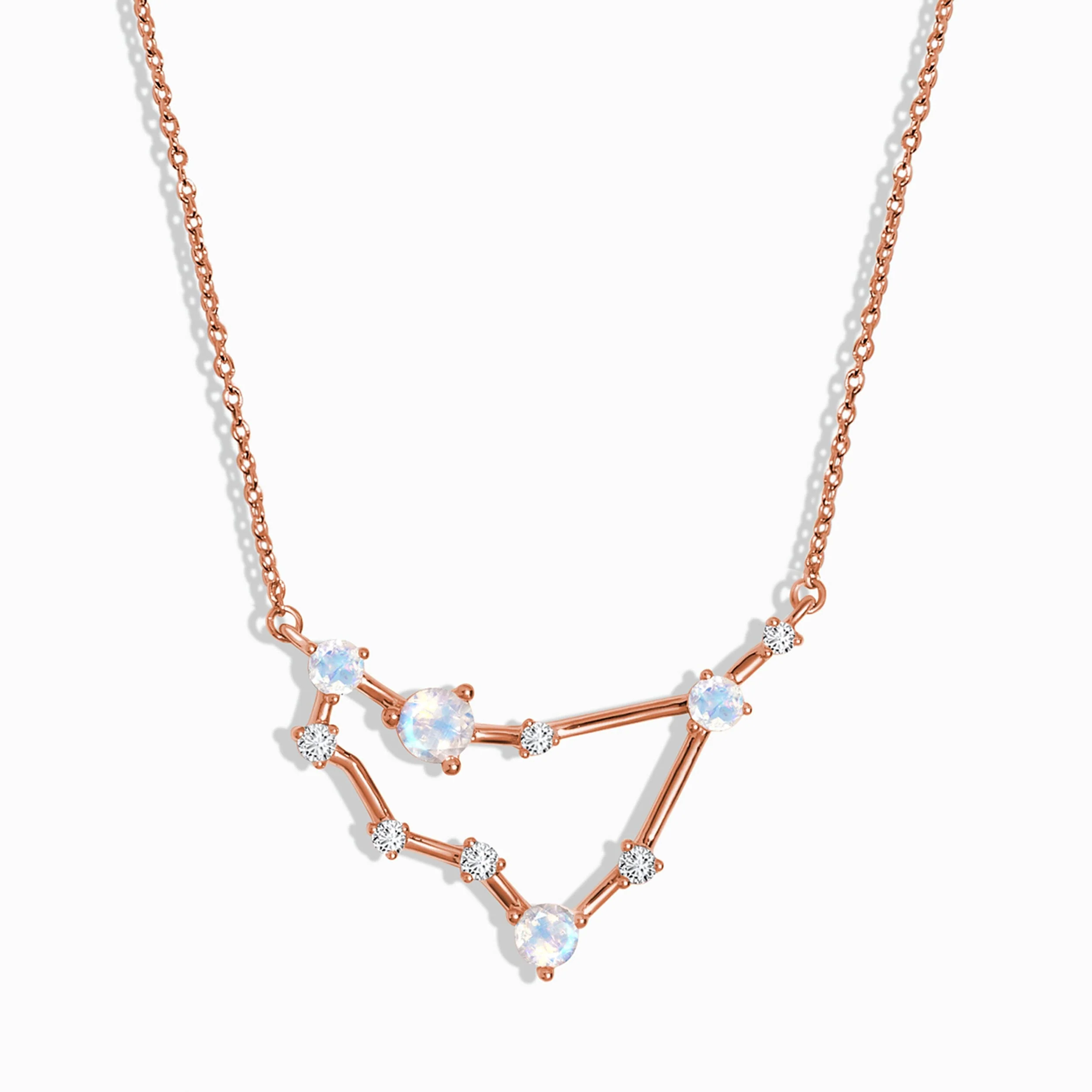 Moonstone Necklace - Capricorn Zodiac Constellation - Image 3