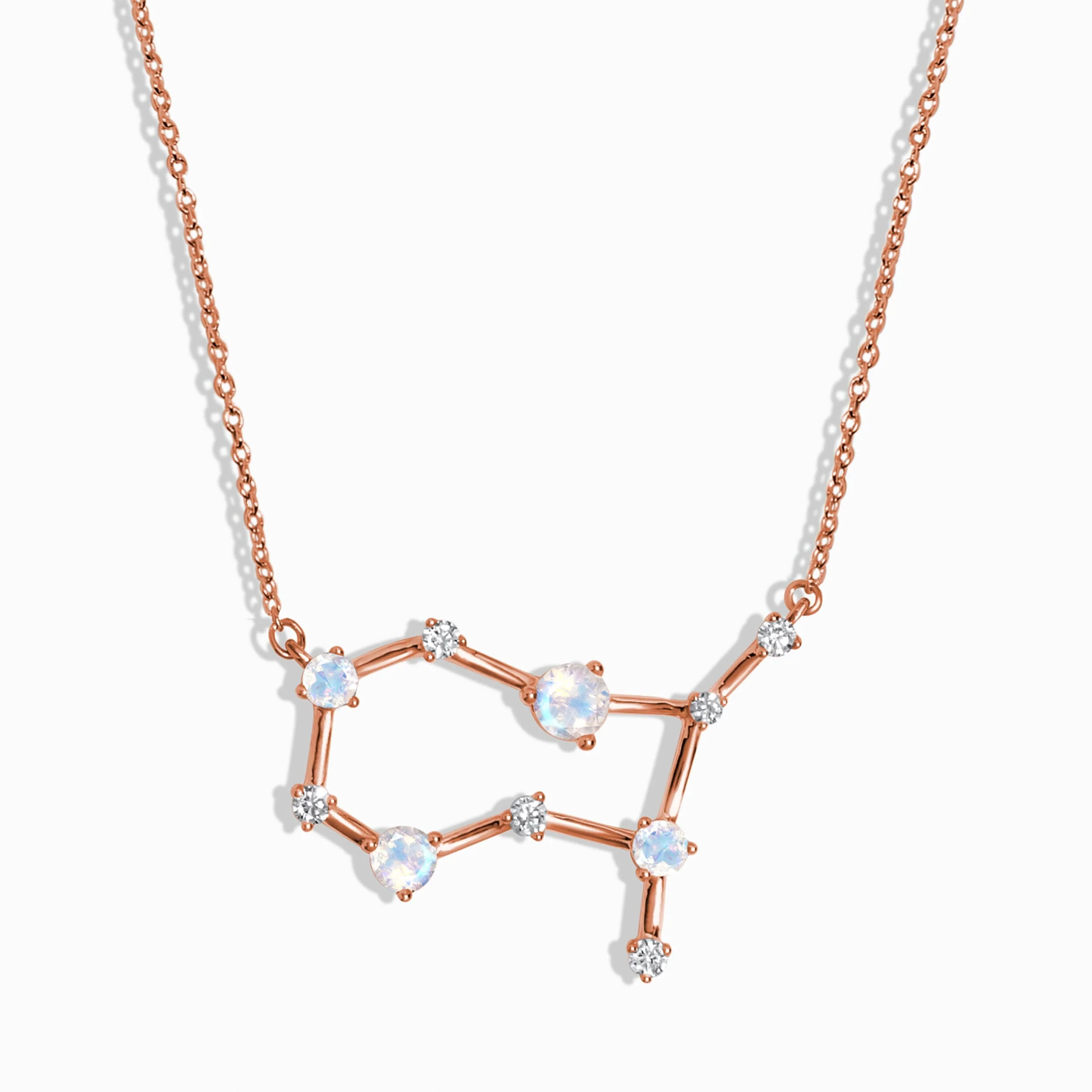Moonstone Necklace - Gemini Zodiac Constellation - Image 3