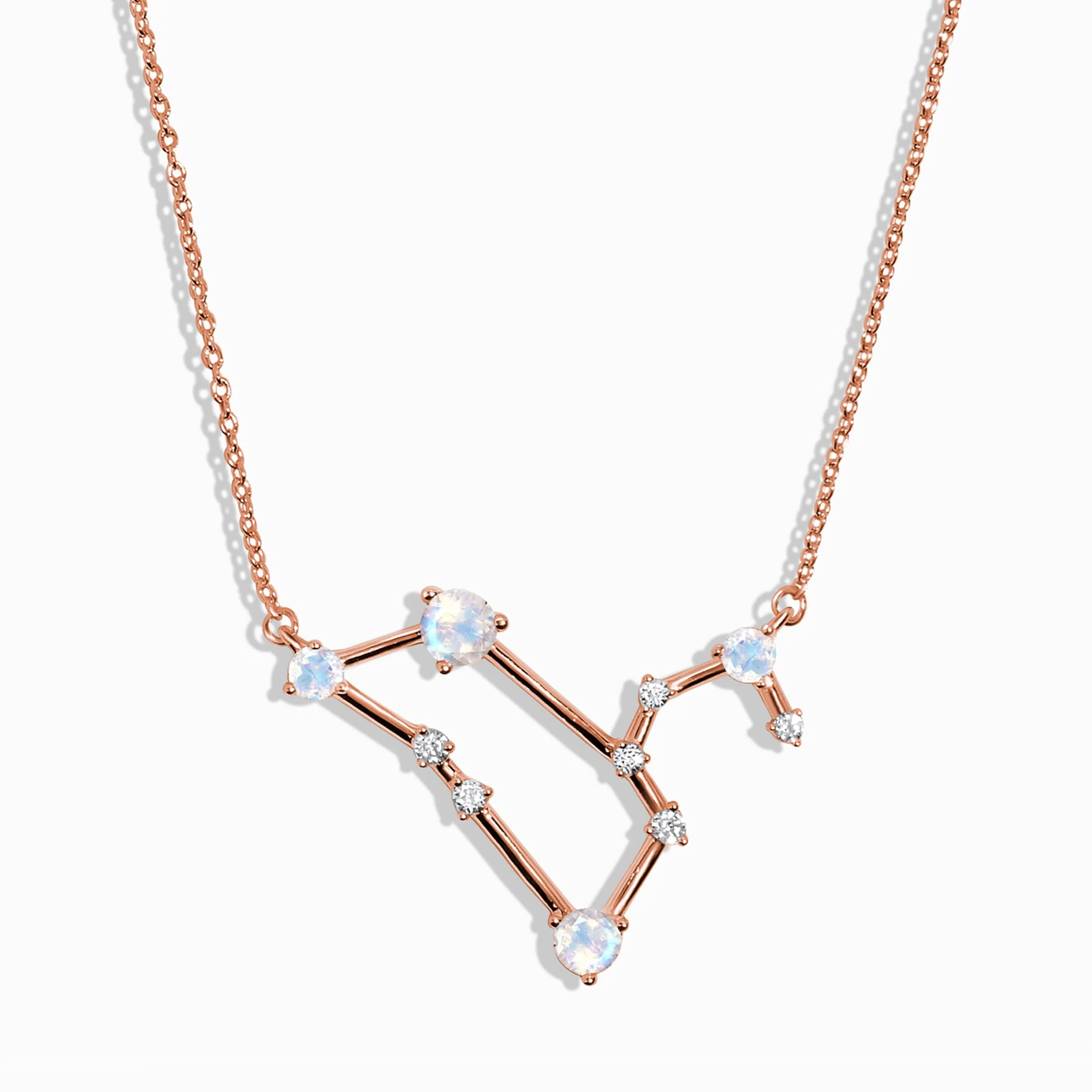Moonstone Necklace - Leo Zodiac Constellation - Image 4