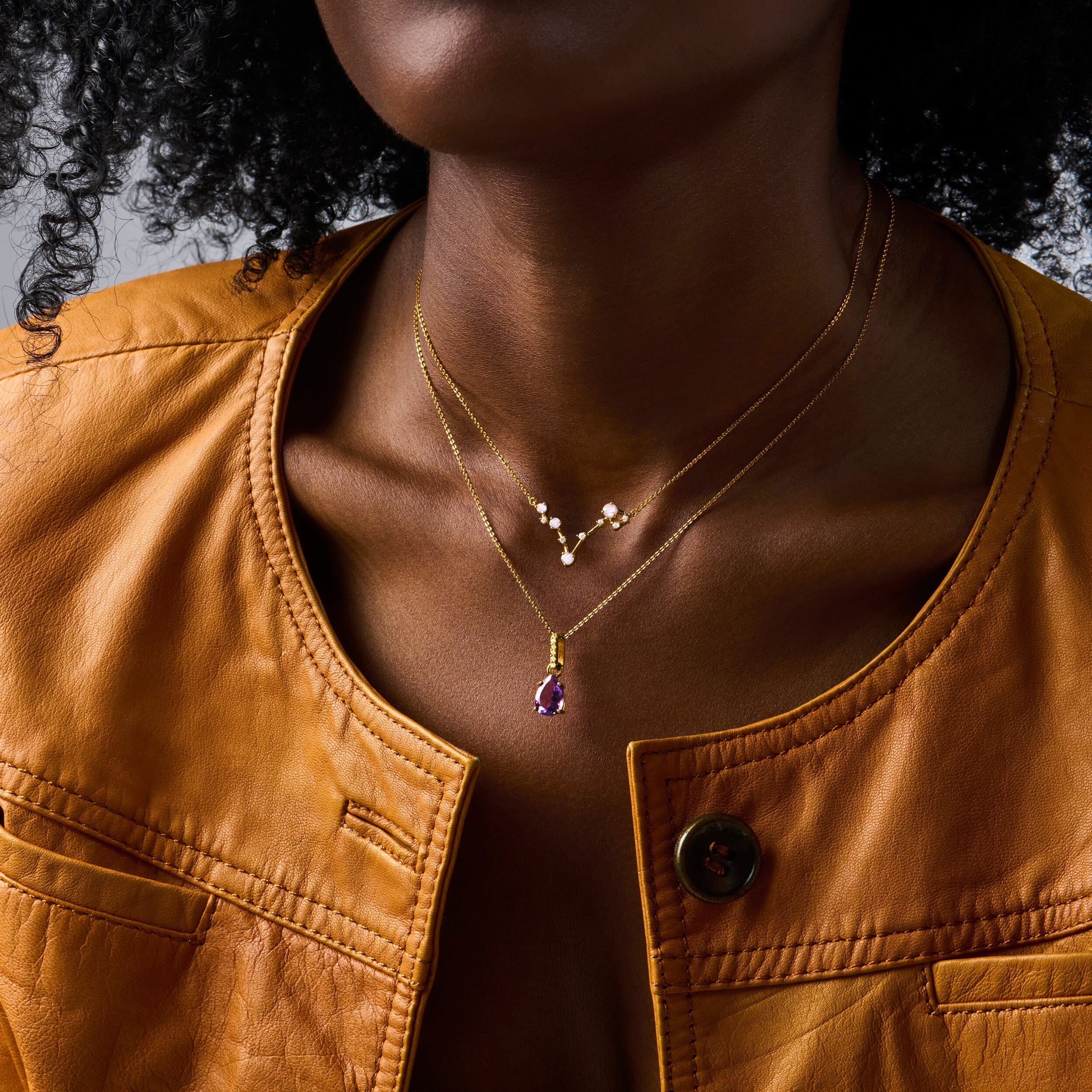 Pisces Zodiac & February Birthstone Necklaces - Image 8