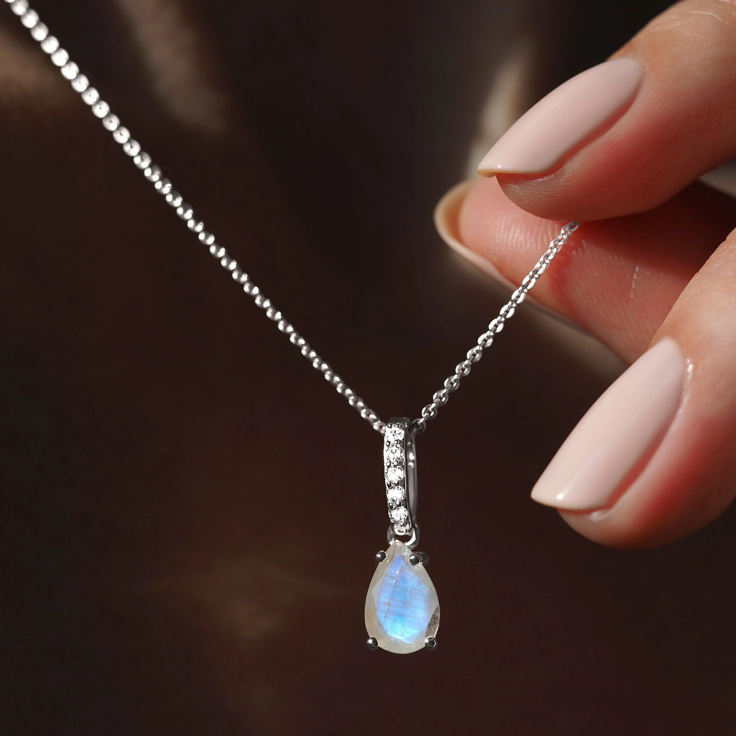 Moonstone Necklace Sway - June Birthstone - Image 15