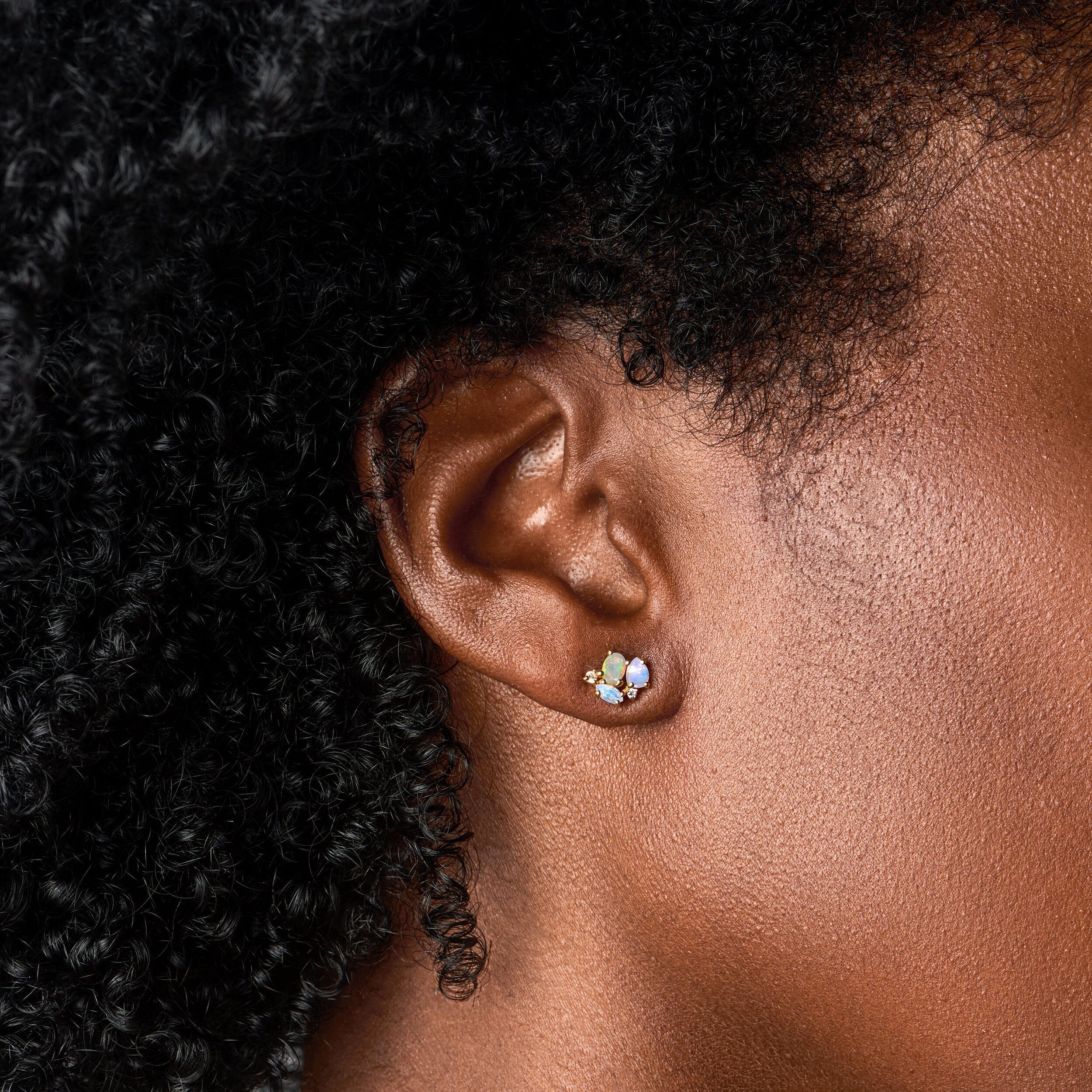 Opal Moonstone Earrings - Orion - Image 6