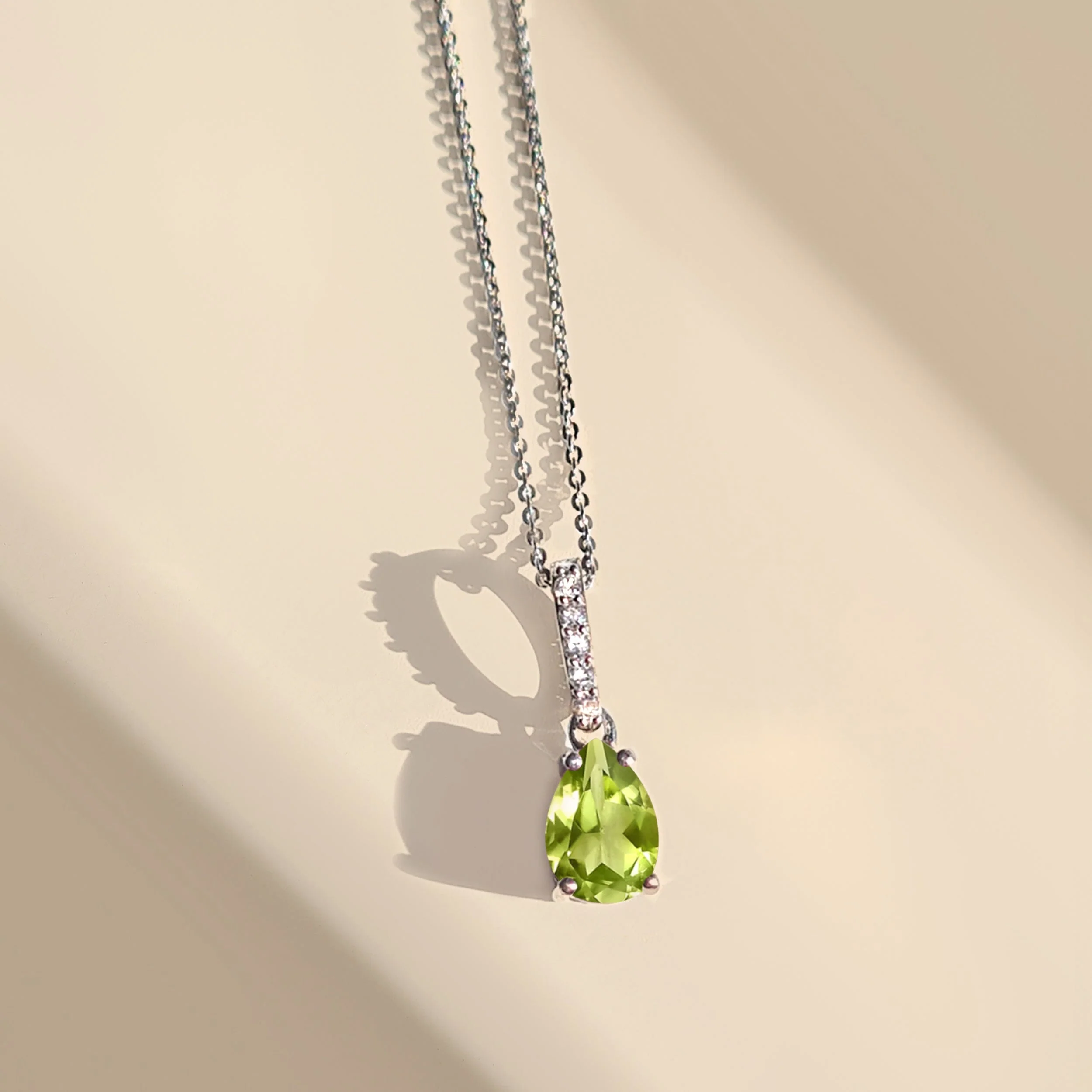Peridot Necklace Sway - August Birthstone - Image 10