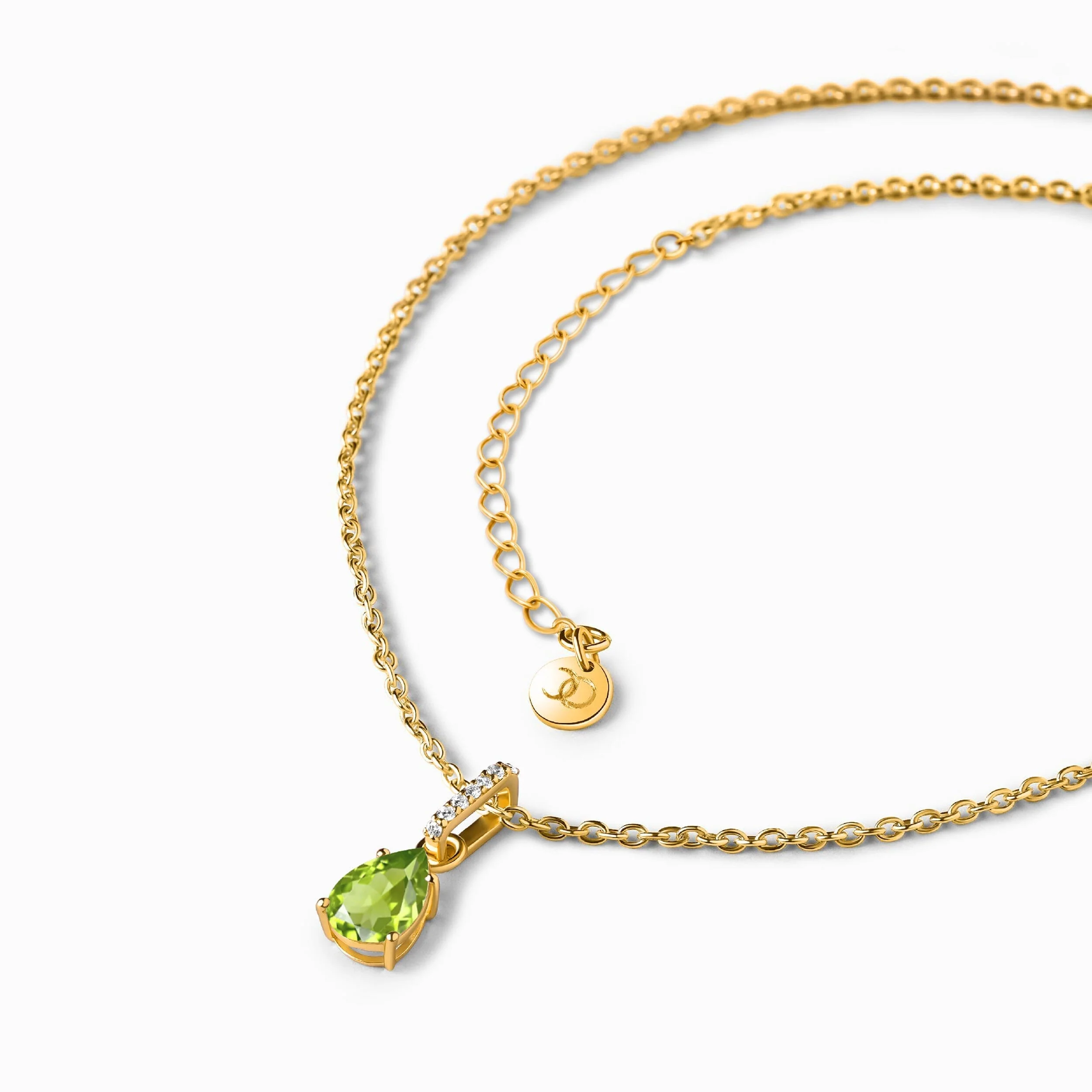 Peridot Necklace Sway - August Birthstone - Image 15