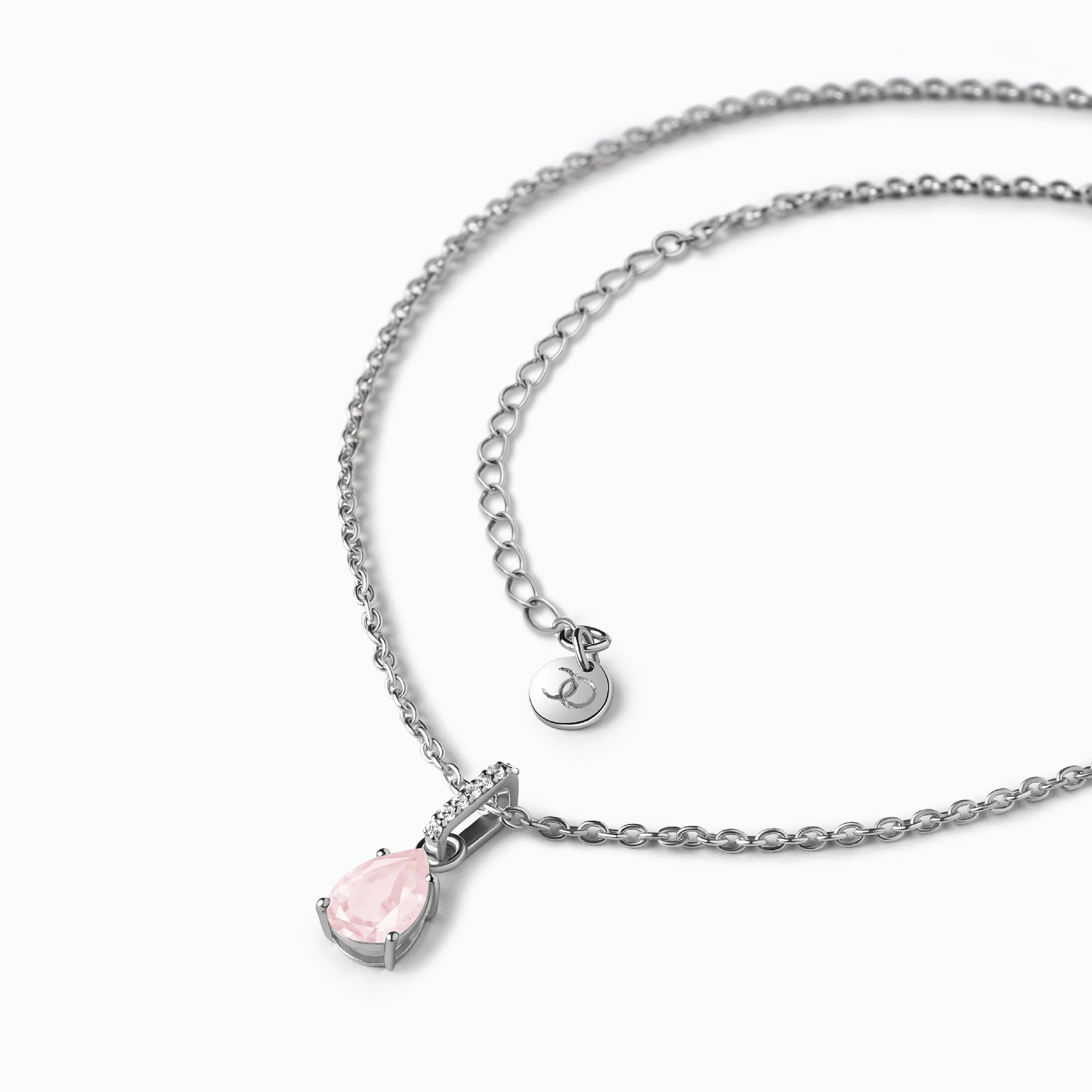 Rose Quartz Necklace - Sway - Image 8