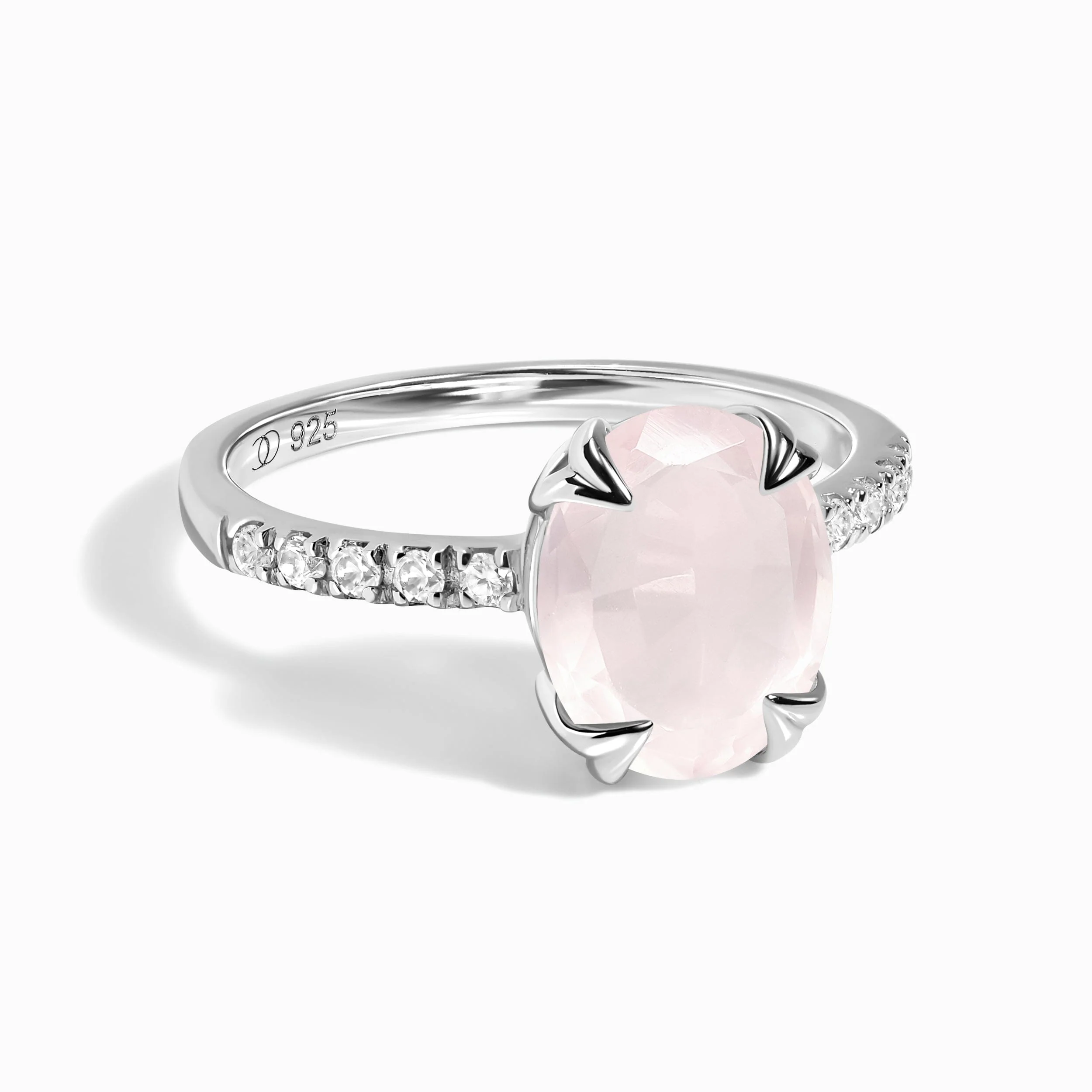 Rose Quartz Ring - Harlow - Image 3