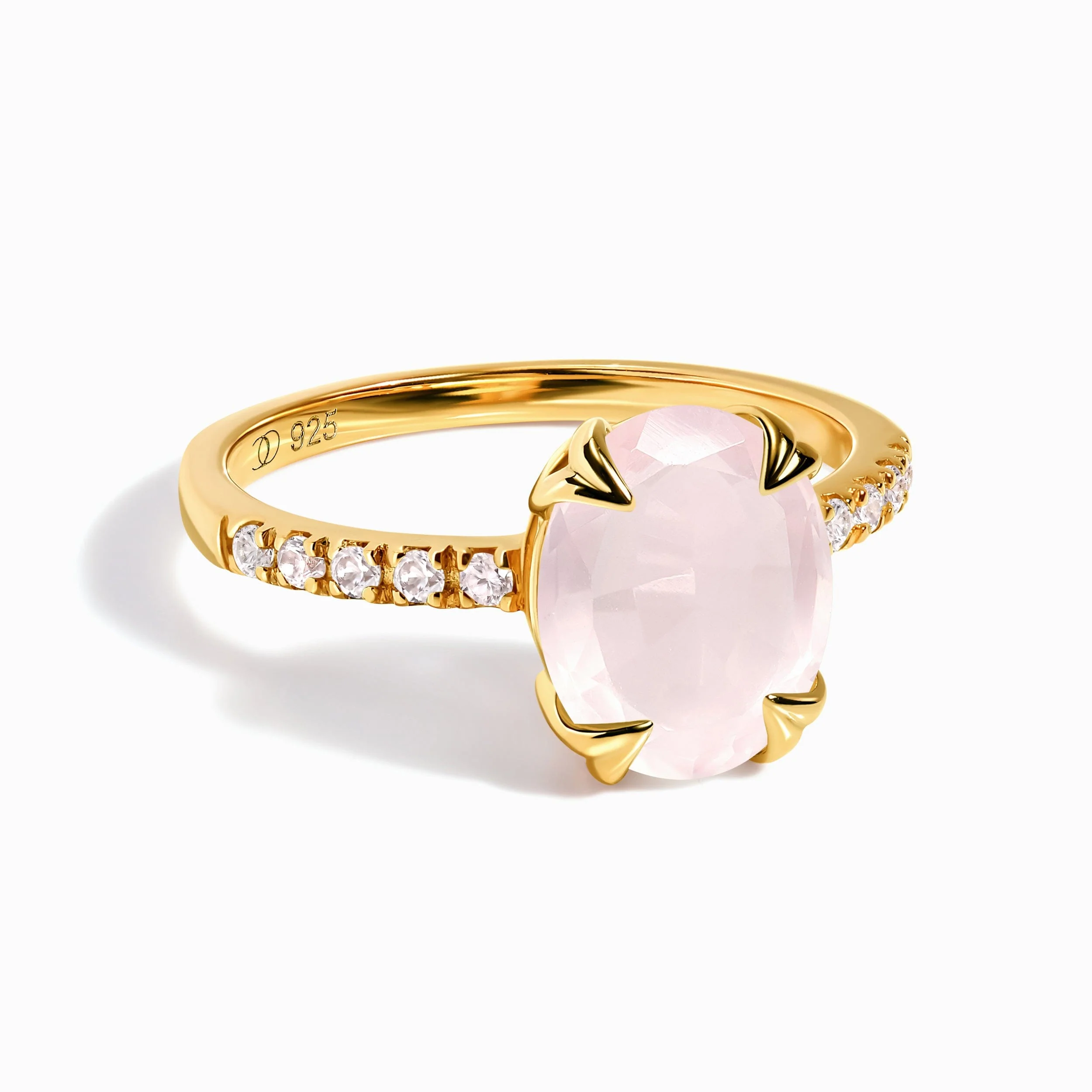 Rose Quartz Ring - Harlow - Image 5
