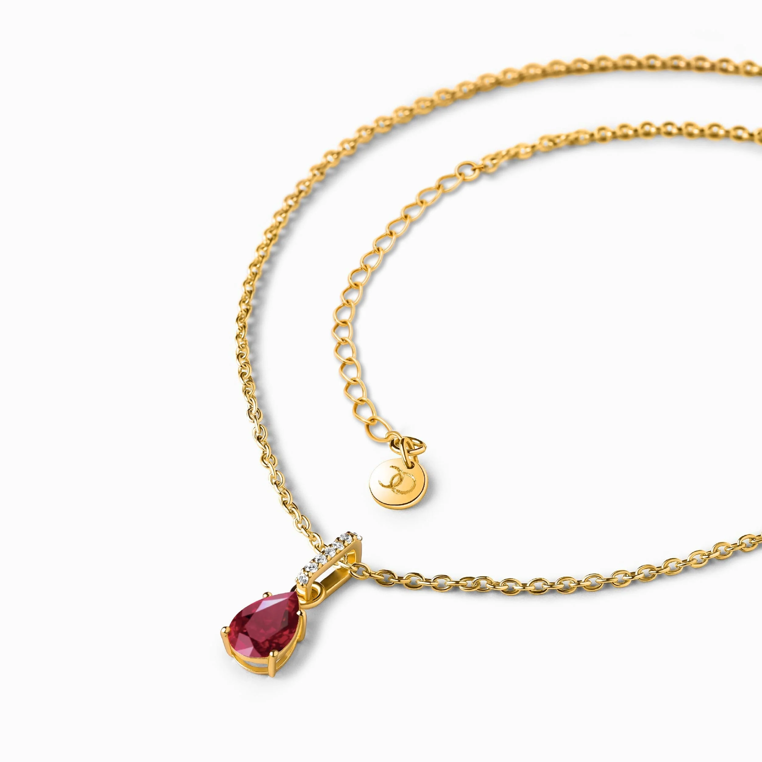 Ruby Necklace Sway - July Birthstone - Image 15