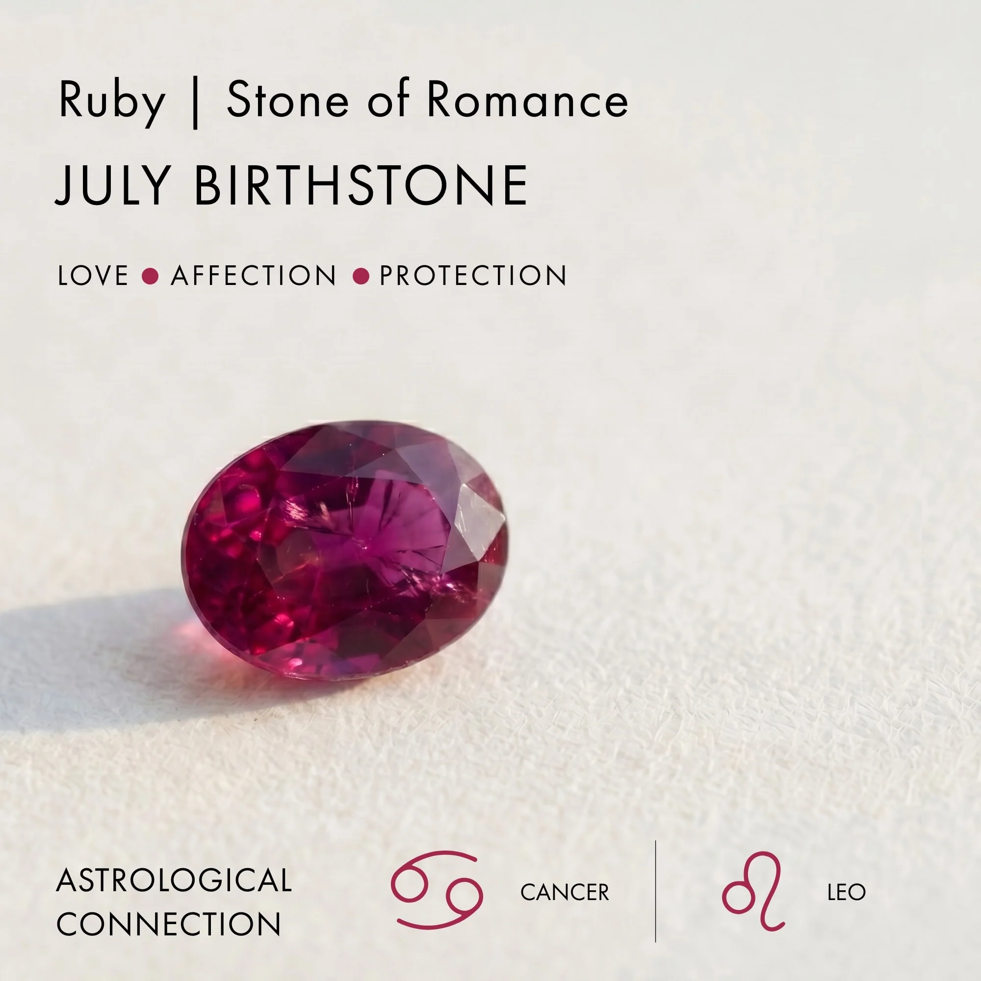 Ruby Necklace Sway - July Birthstone - Image 7
