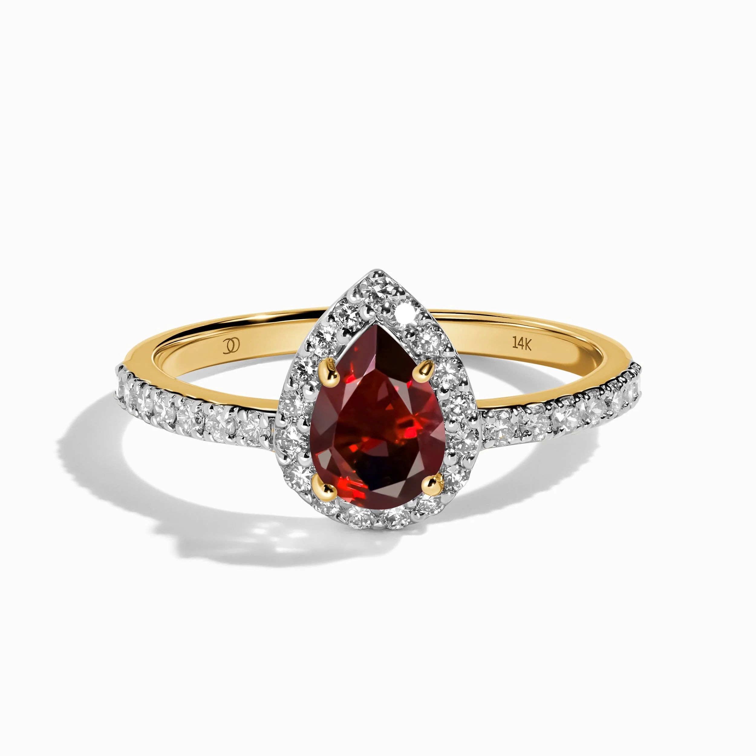 Garnet Diamond Ring - Tear of Joy - Image 5