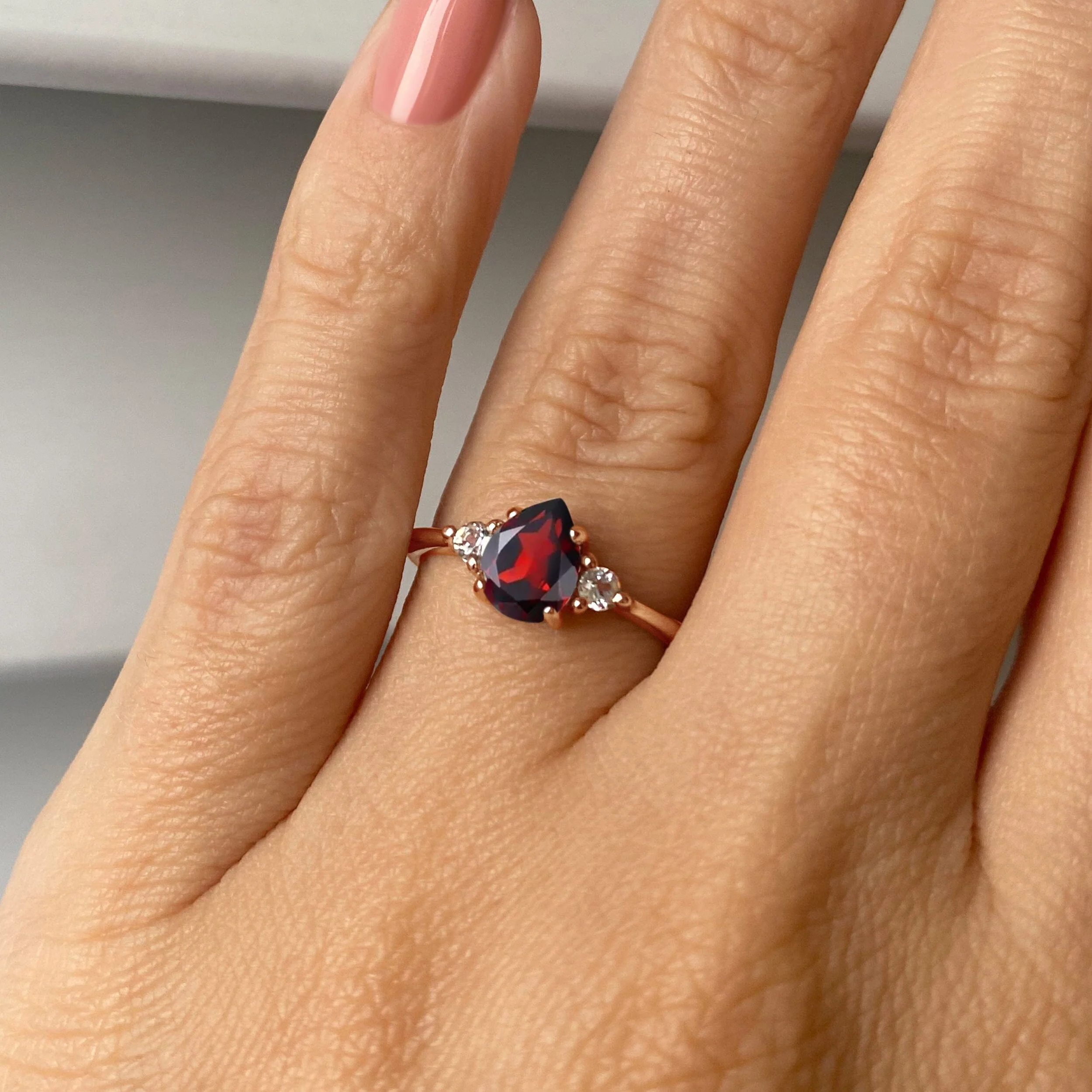 Garnet Ring - Lania - Image 4