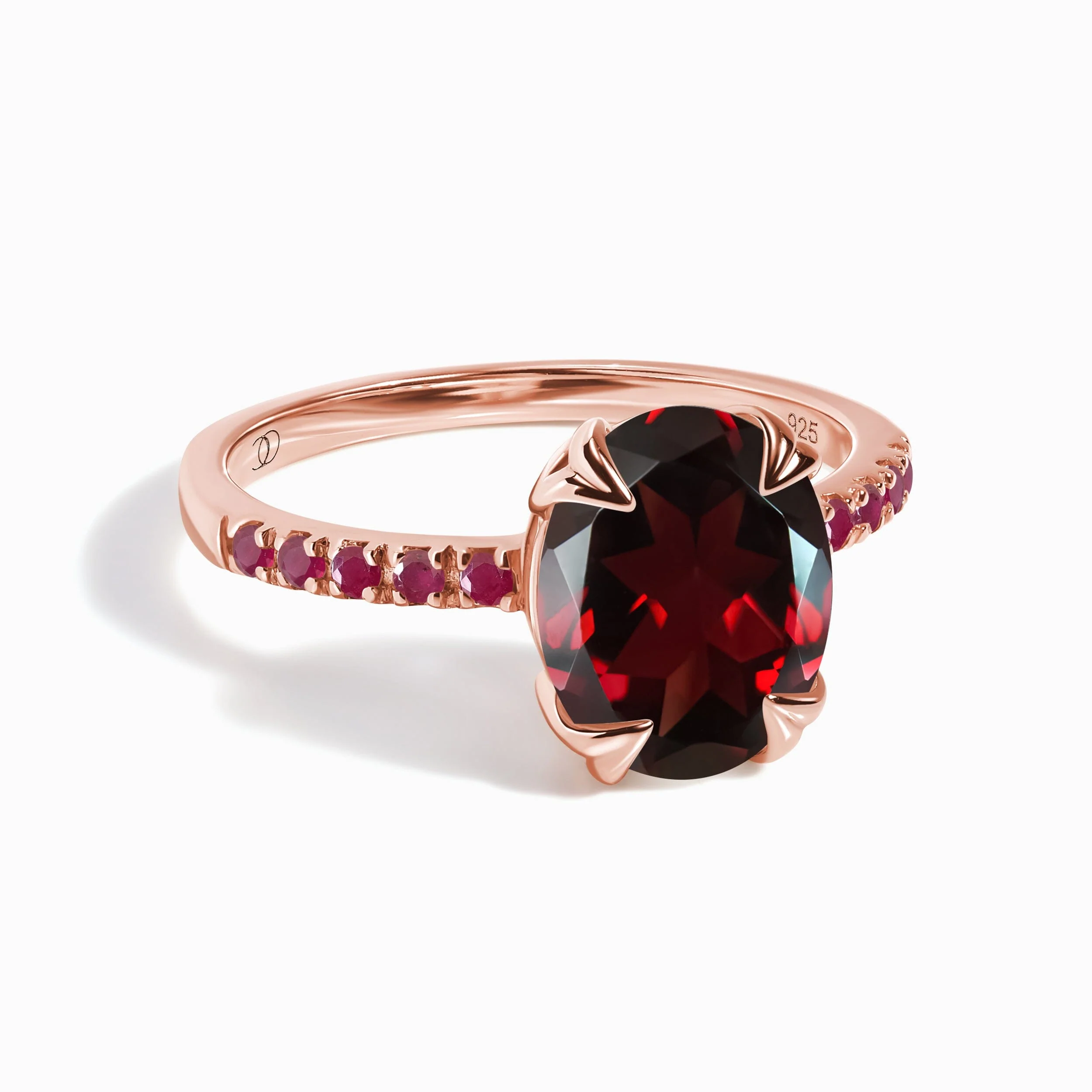 Garnet Ruby Ring - Harlow - Image 3