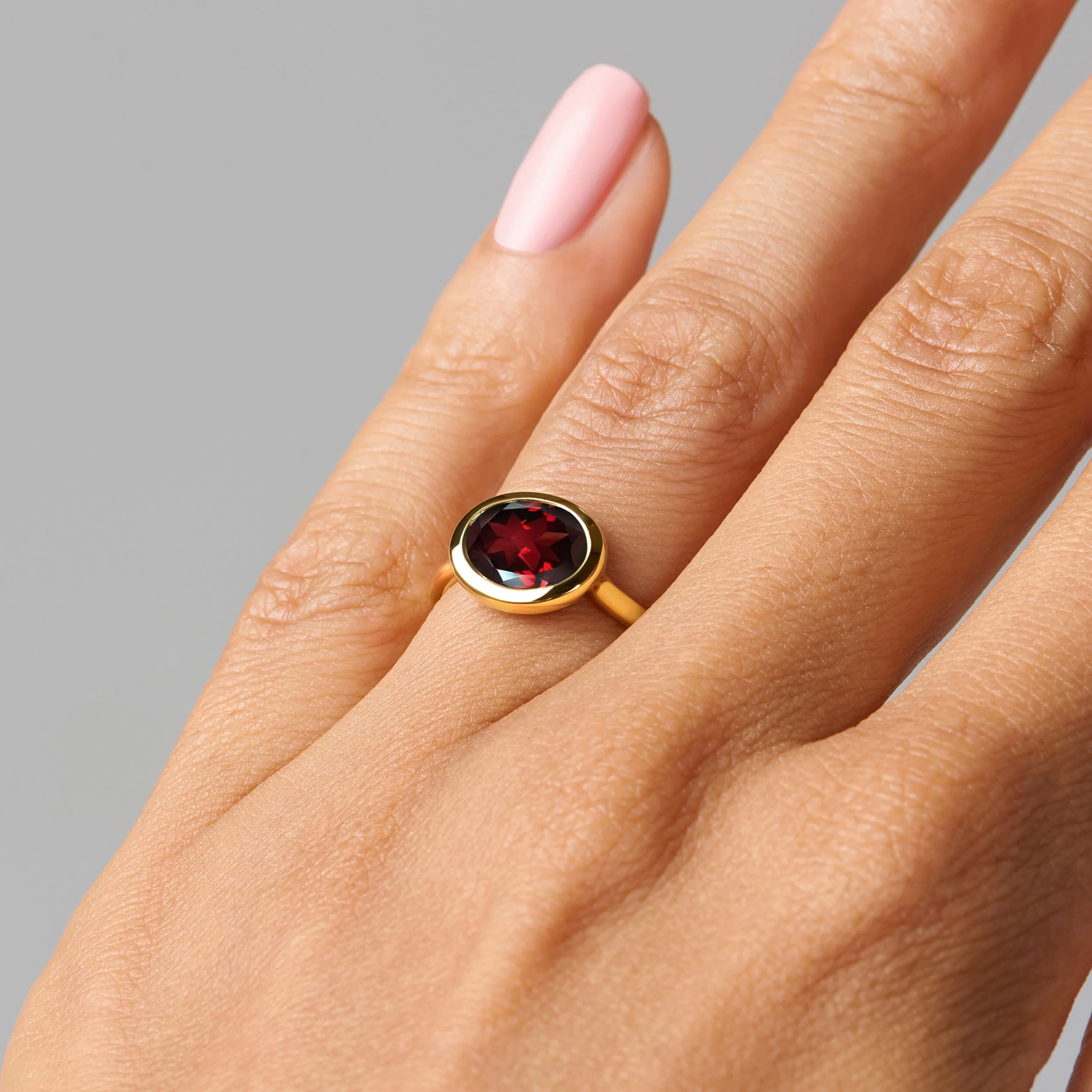 Garnet Skin Touch Ring - Feel the Passion - Image 24