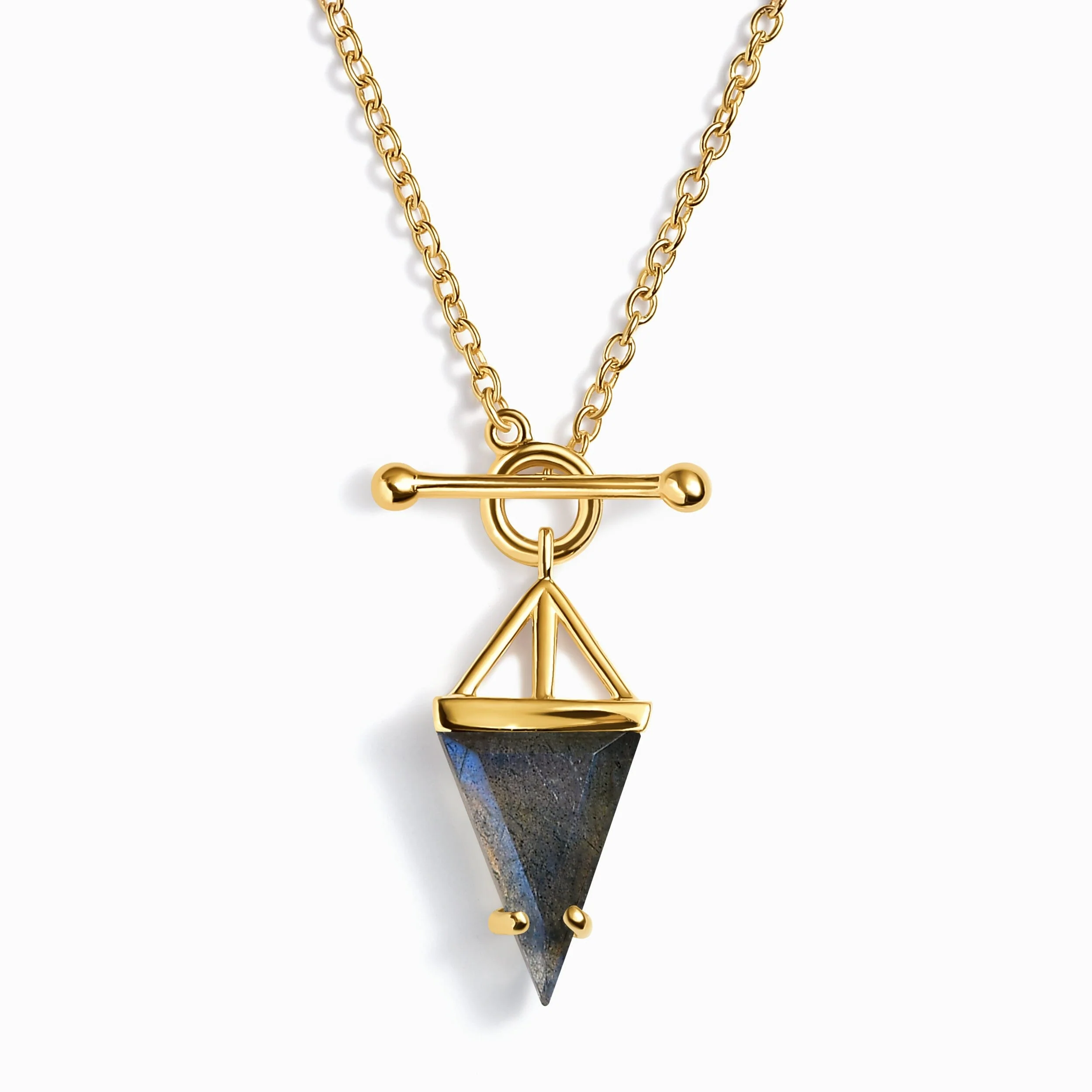 Labradorite Necklace - Heroine T-Lock - Image 5