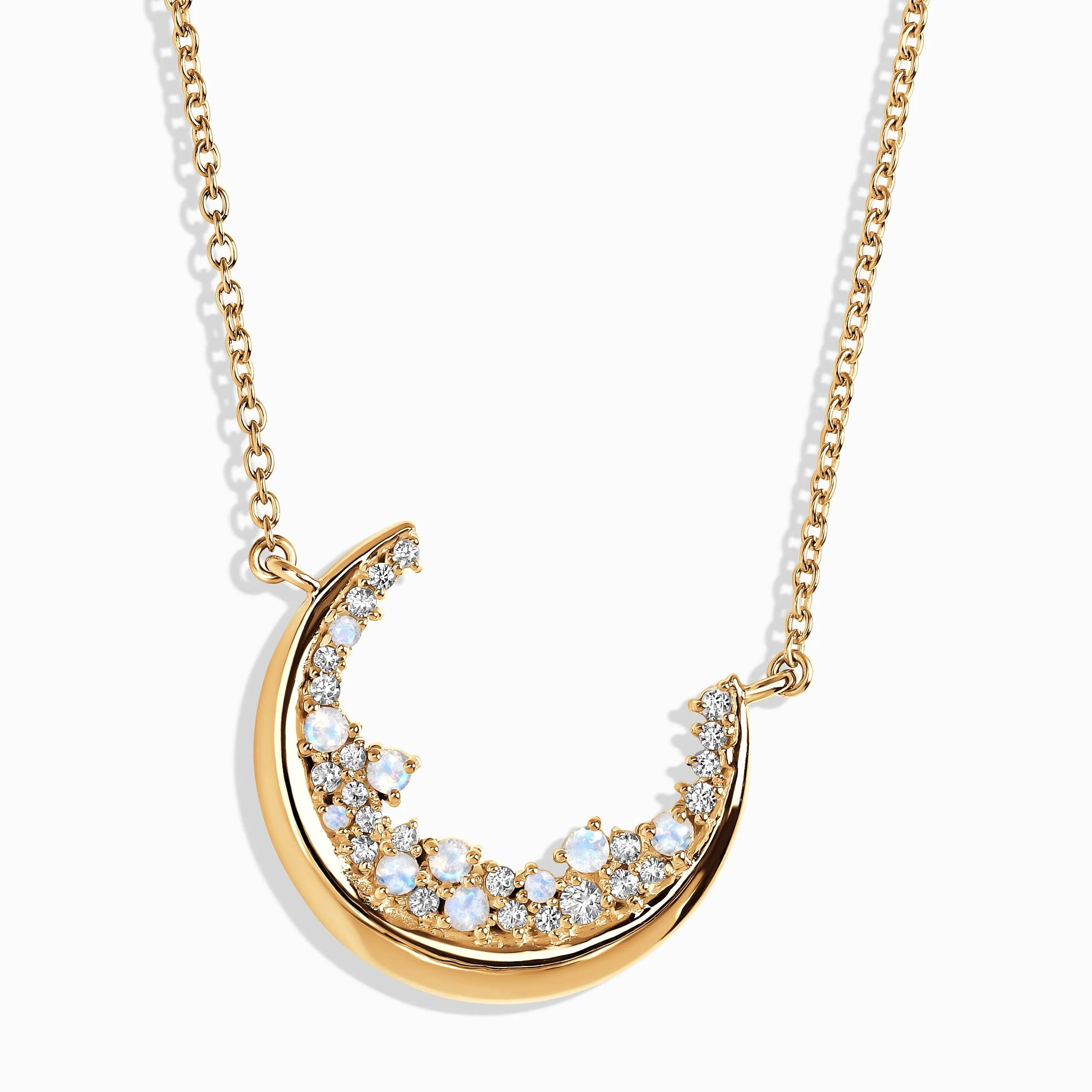 Moonstone White Zircon Necklace - Lush Luna - Image 5