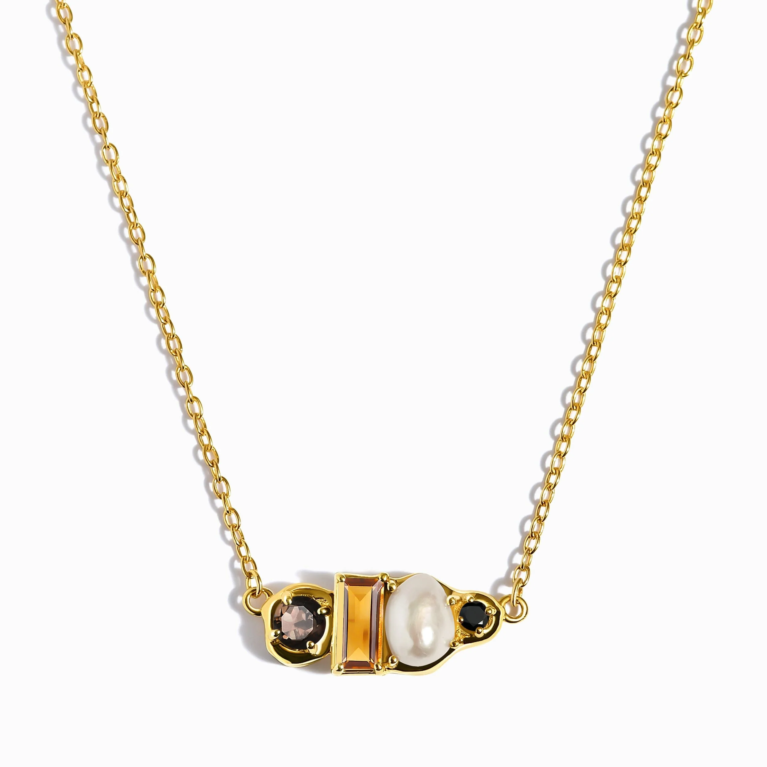 Madeira Citrine Pearl Necklace - Treasure - Image 7