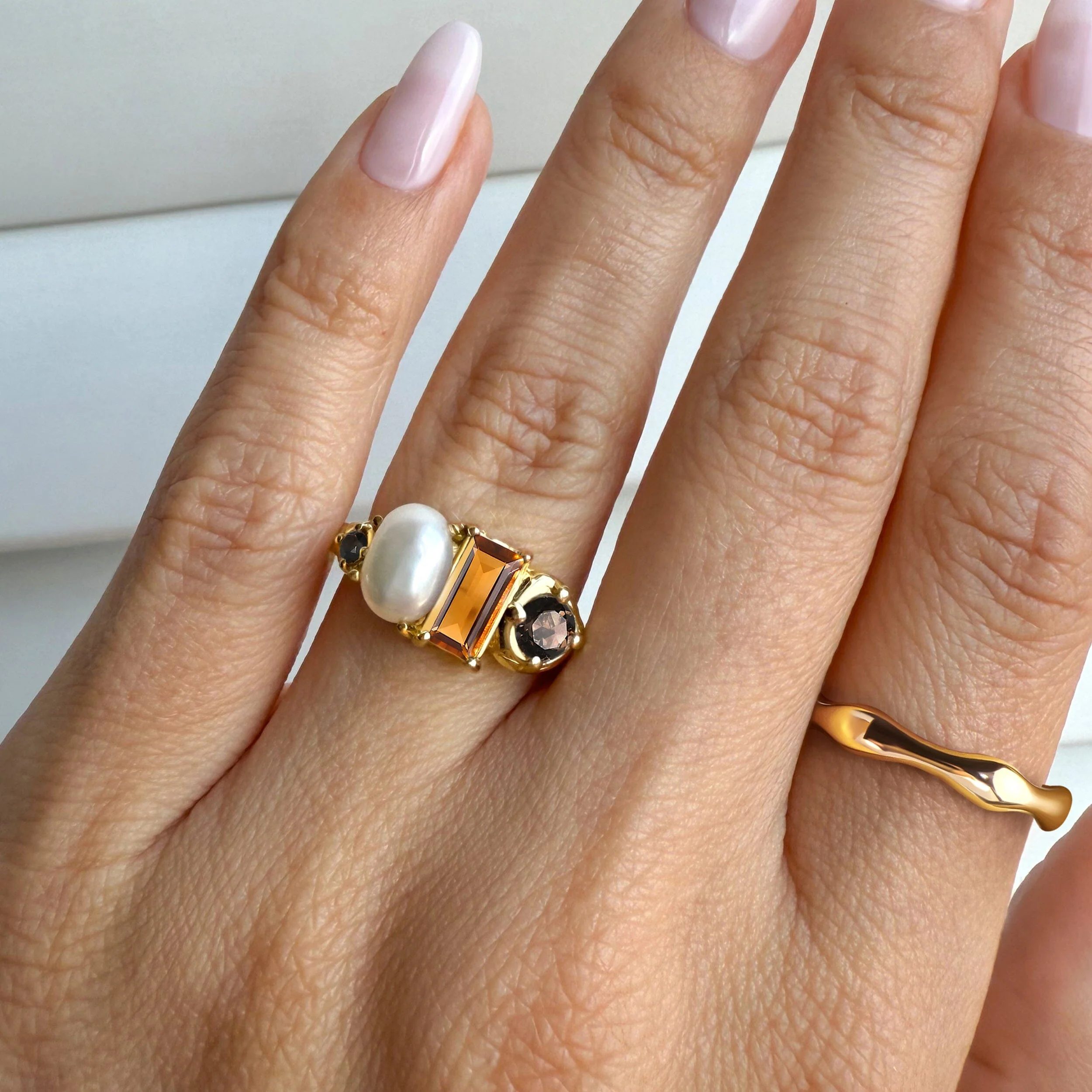 Madeira Citrine Treasure & Magma Band Set - Image 9