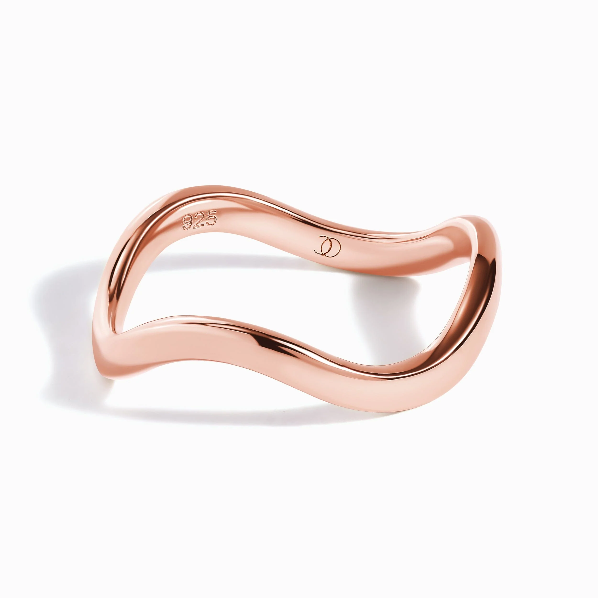 Stackable Ring Band - Waves - Image 3