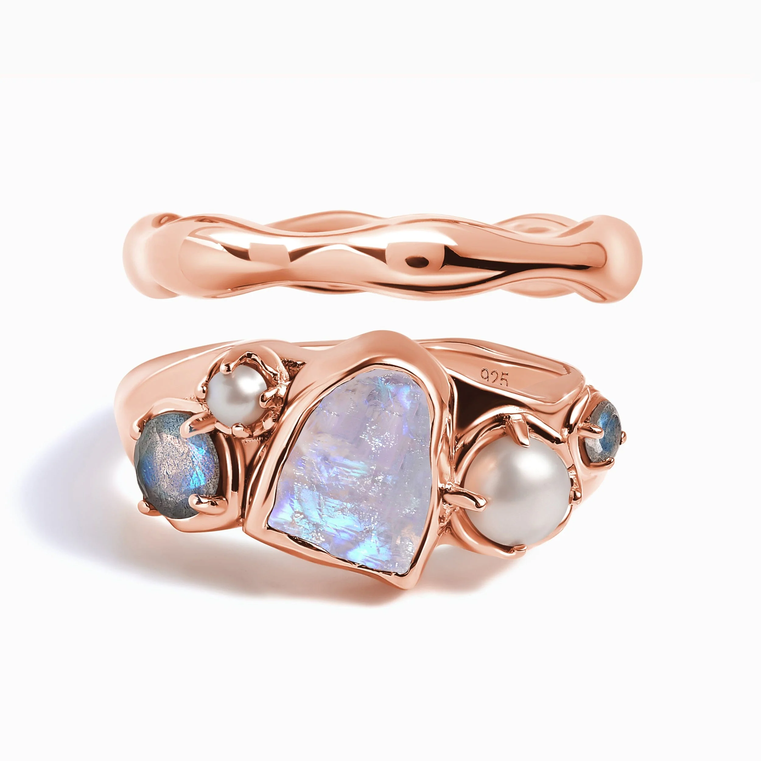 Mist Heirloom Ring & Magma Band - Image 3
