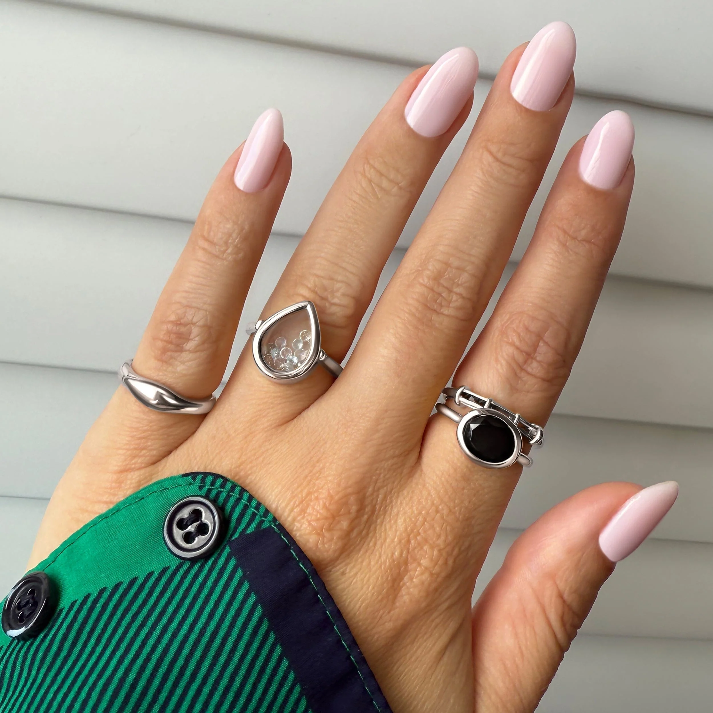 Moonstone Aquamarine Ring - Gem Glide - Image 10