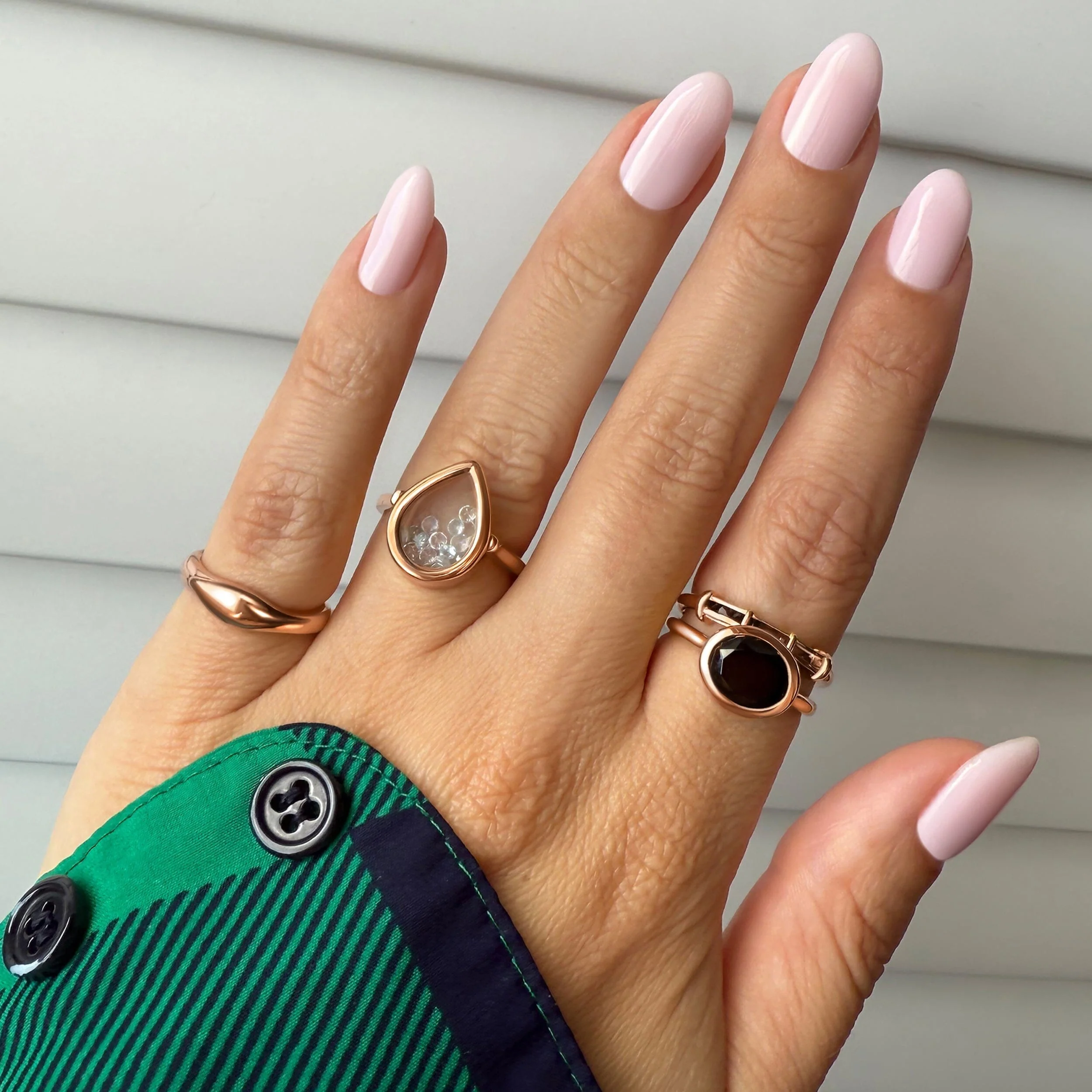 Moonstone Aquamarine Ring - Gem Glide - Image 13