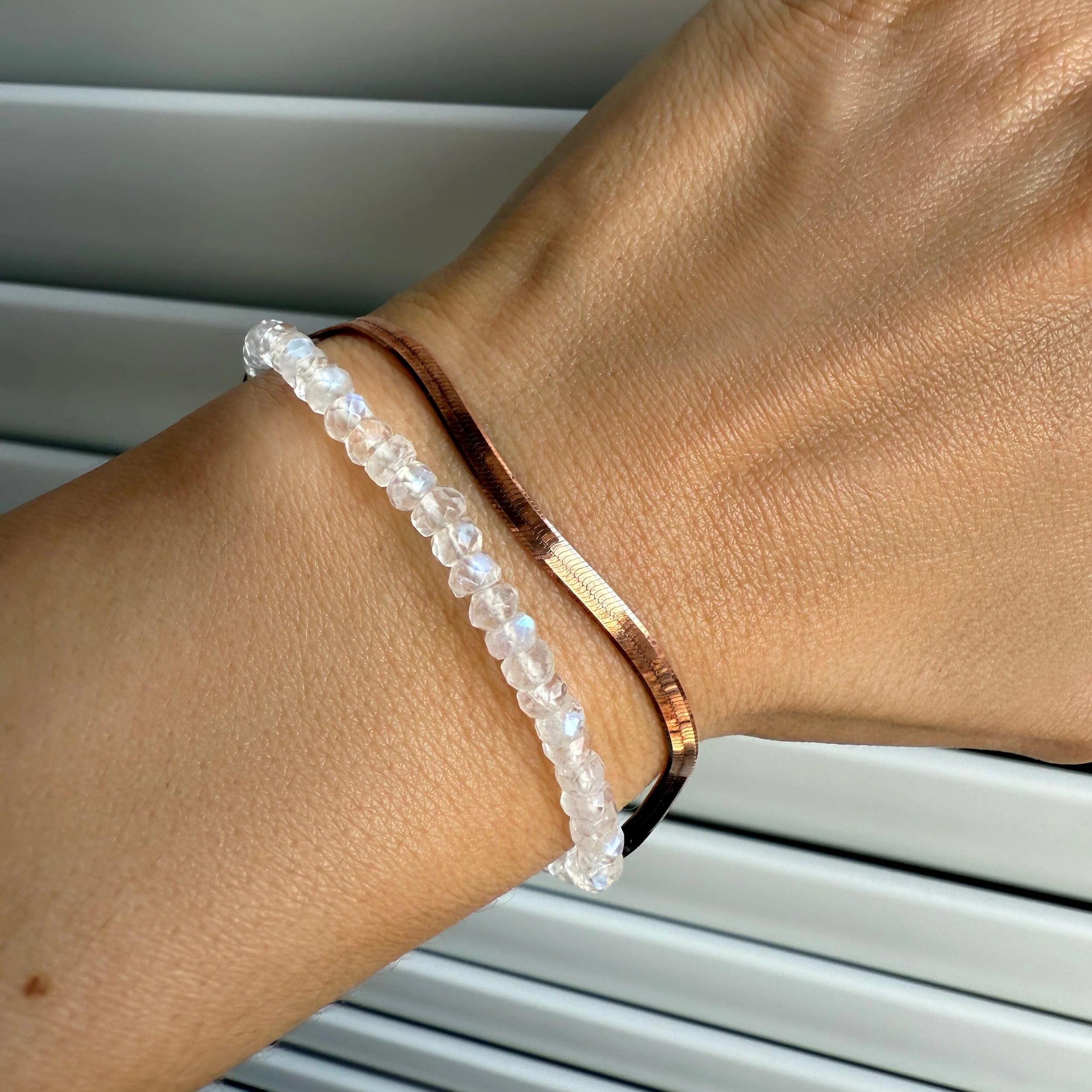 Moonstone Bracelet Stack - Finding Balance - Image 4