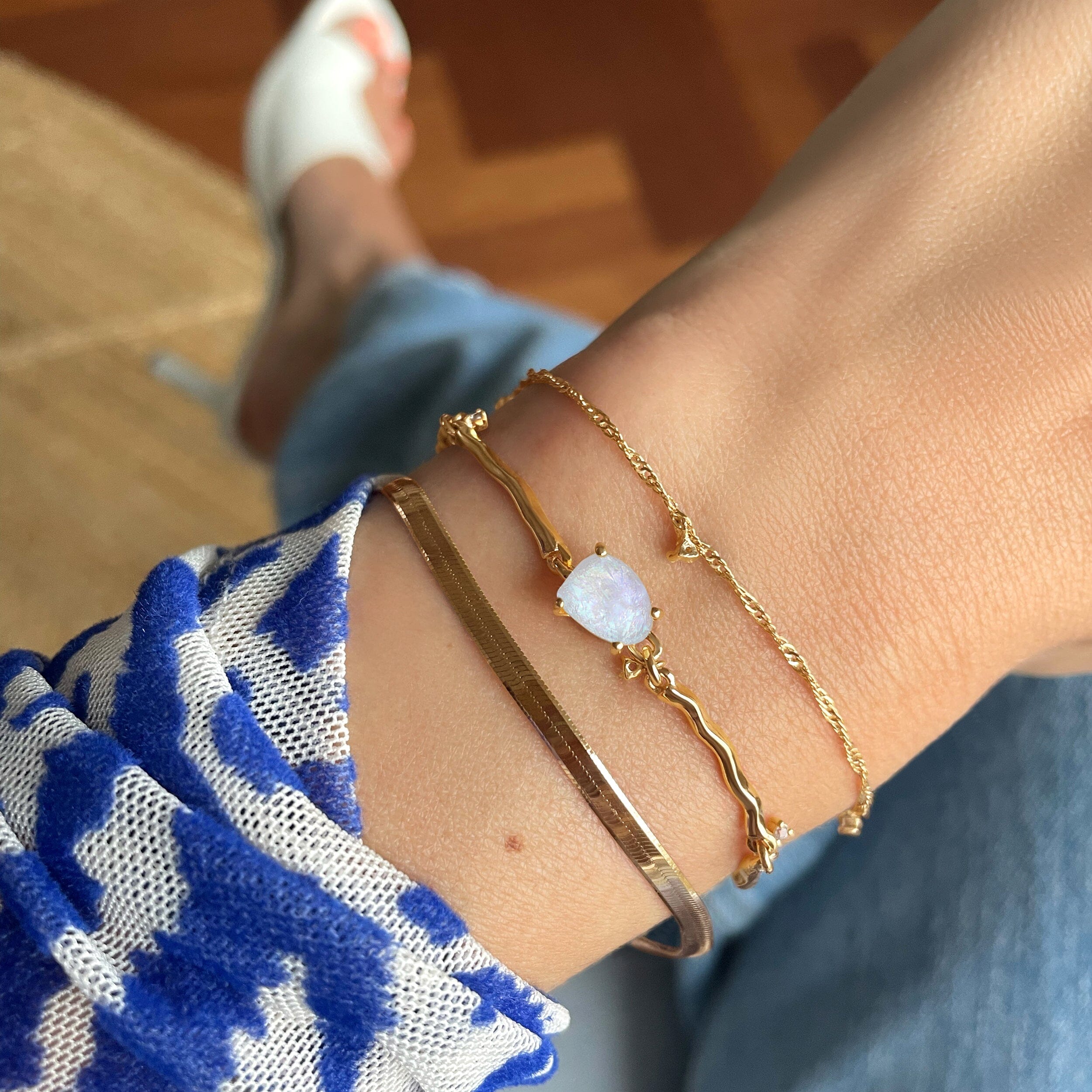 Moonstone Bracelet Stack - Flow - Image 11