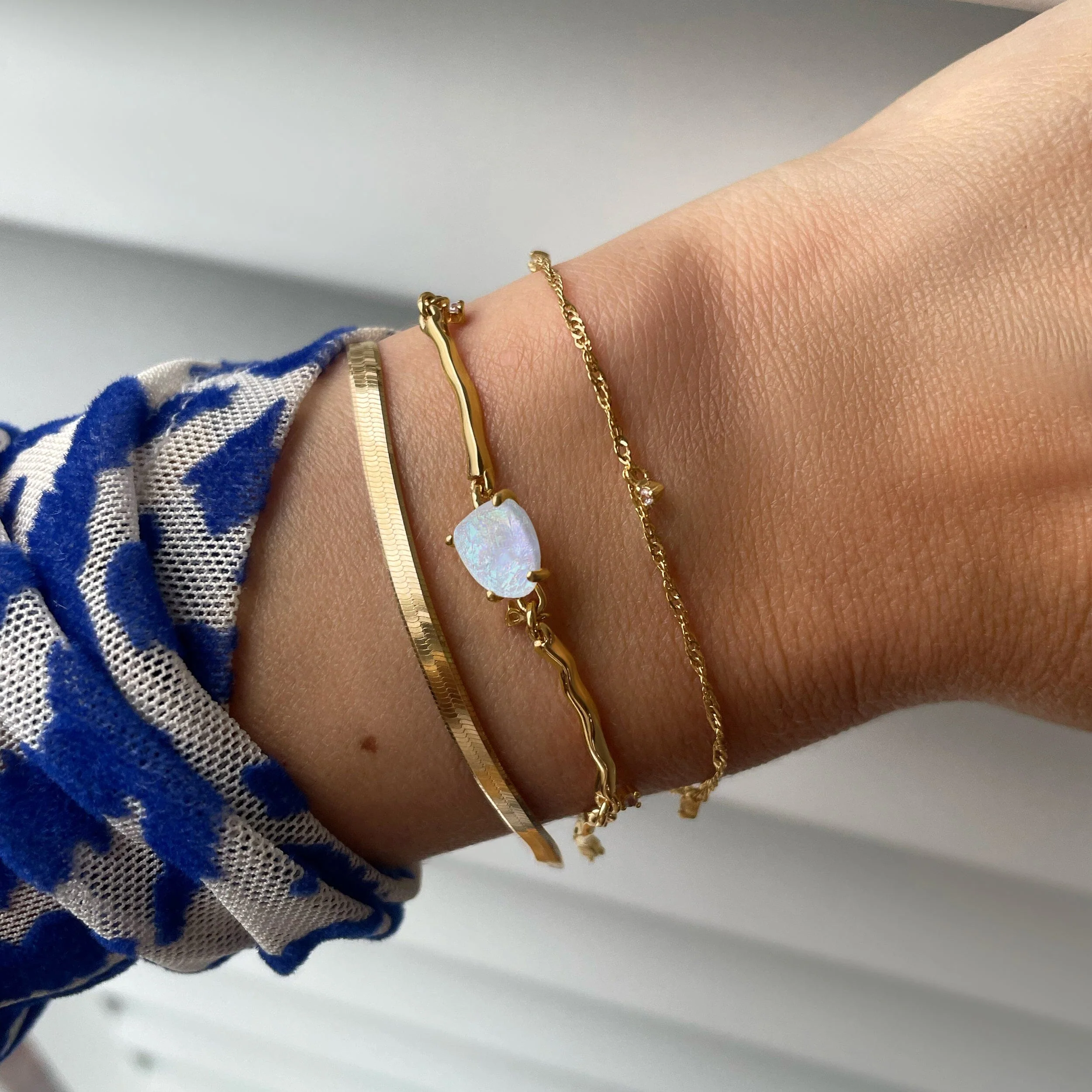 Moonstone Bracelet Stack - Flow - Image 6