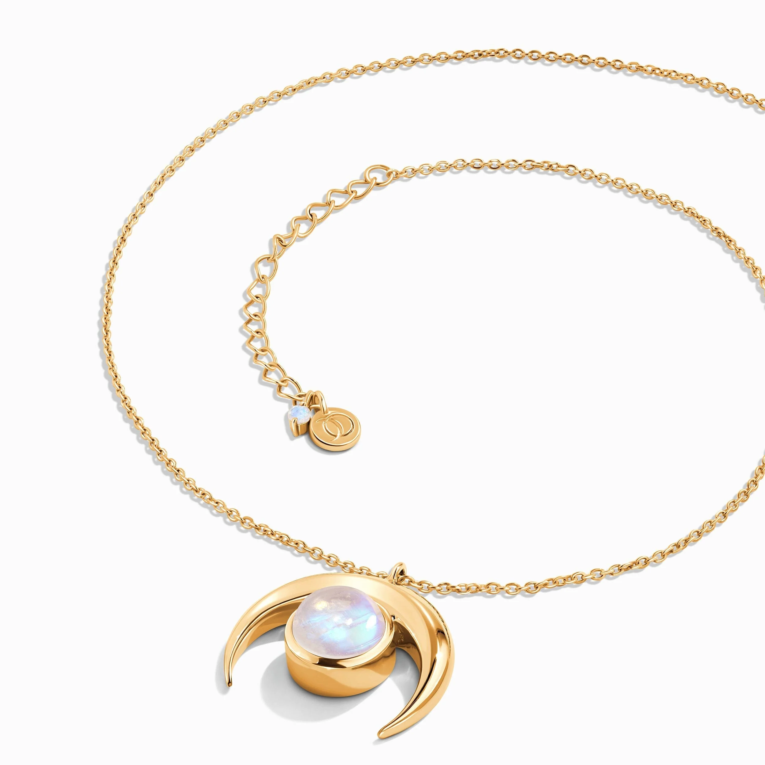 Moonstone Necklace - Crescent Moon - Image 17