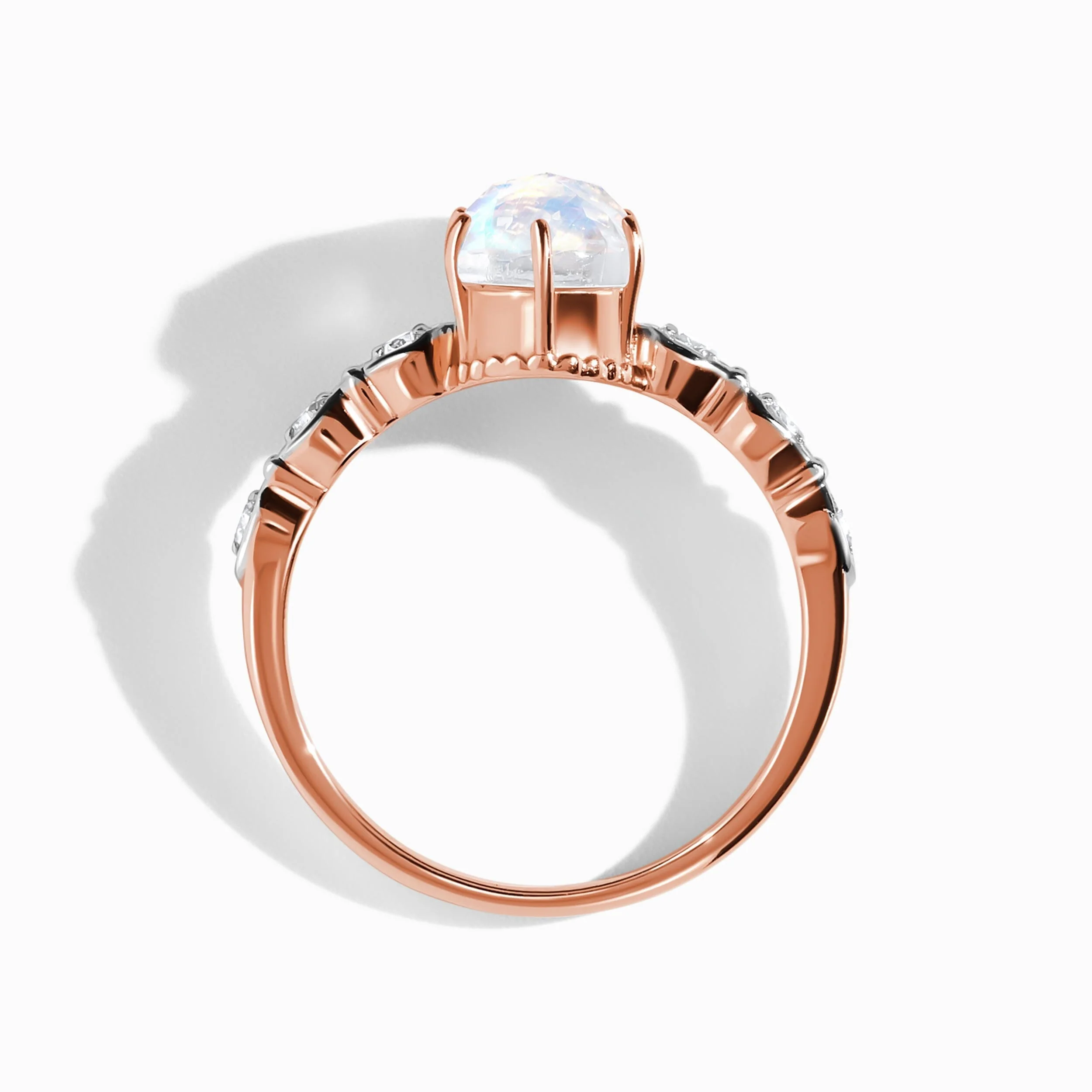 Moonstone Diamond Ring - Mirth - Image 10