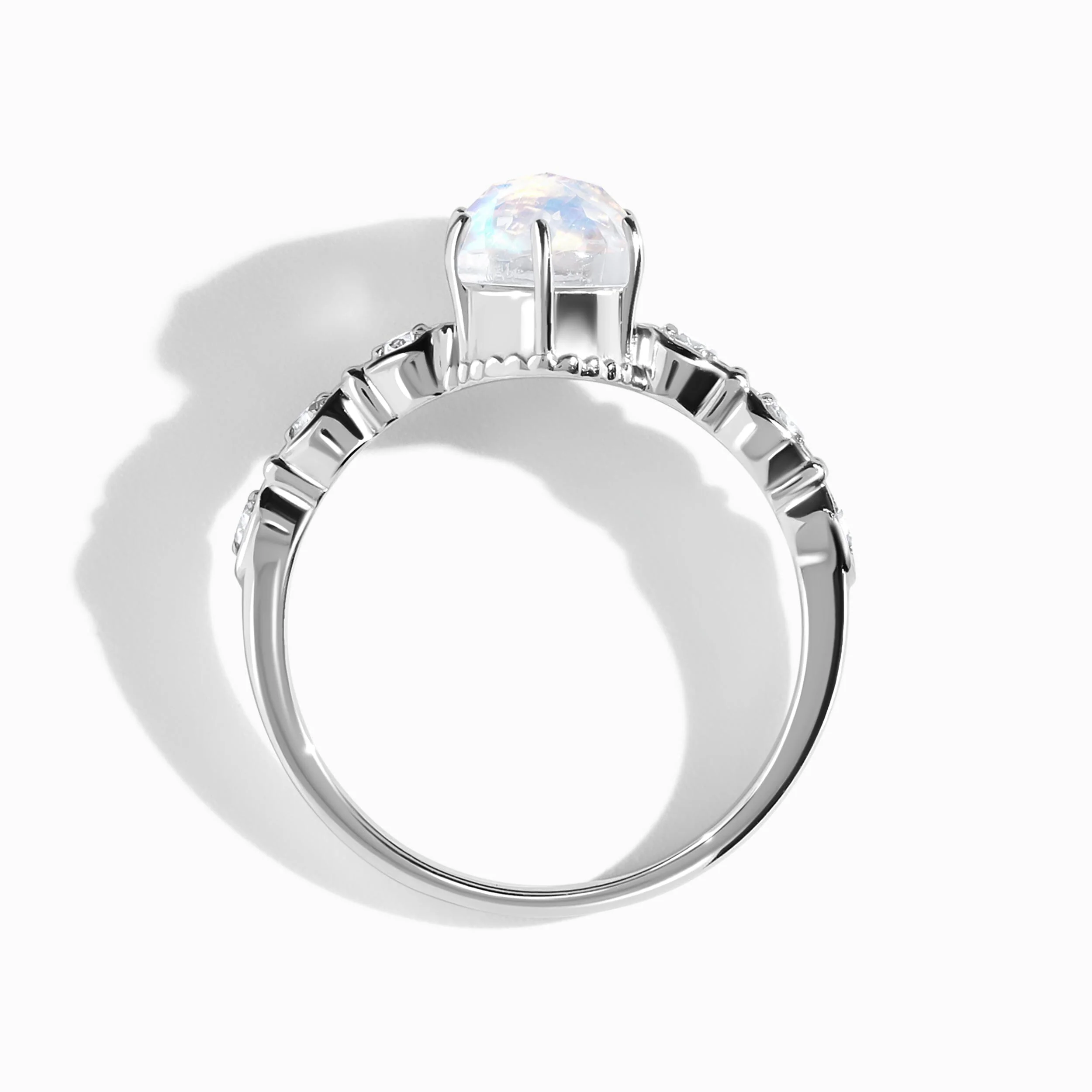 Moonstone Diamond Ring - Mirth - Image 15