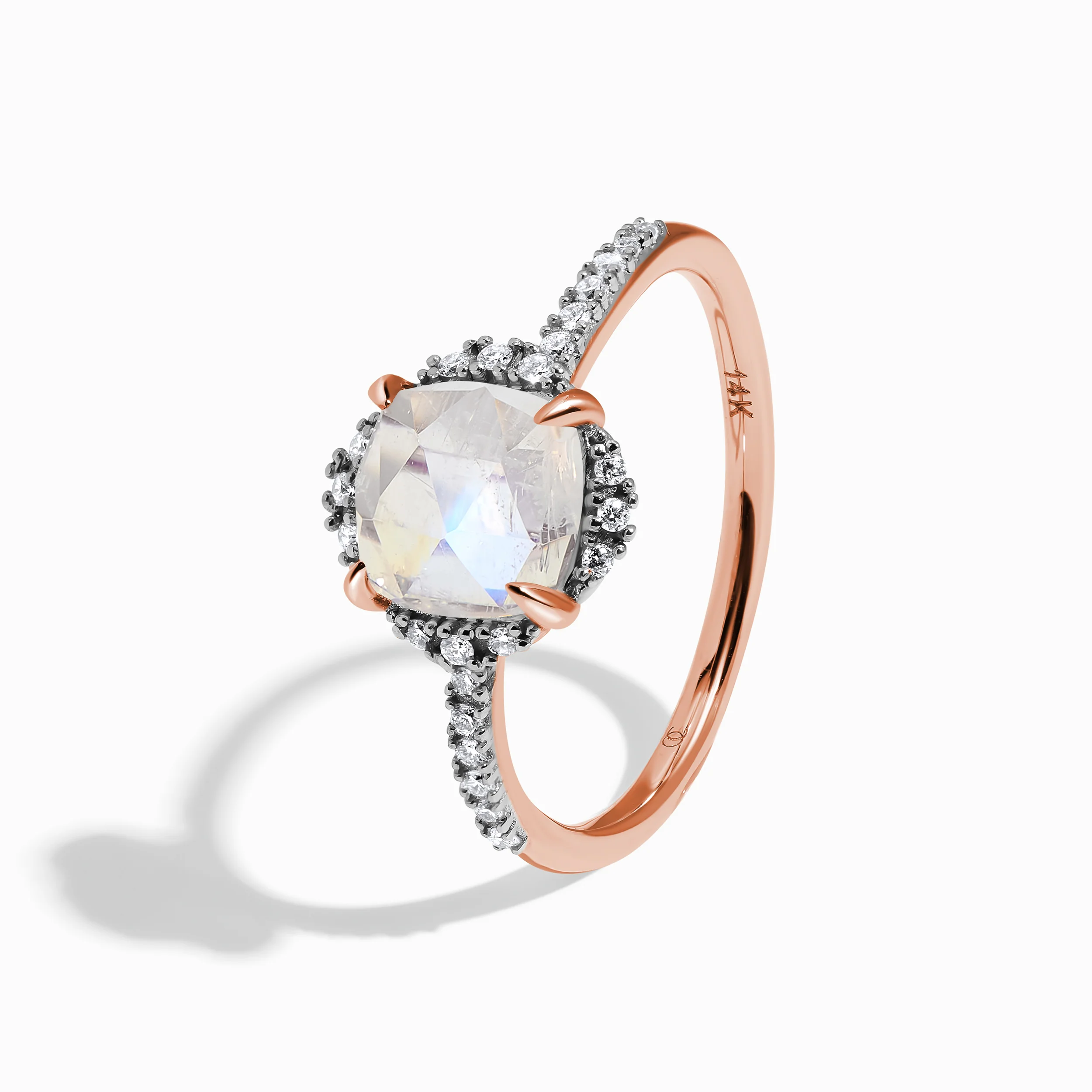 Moonstone Diamond Ring - My Always - Image 13