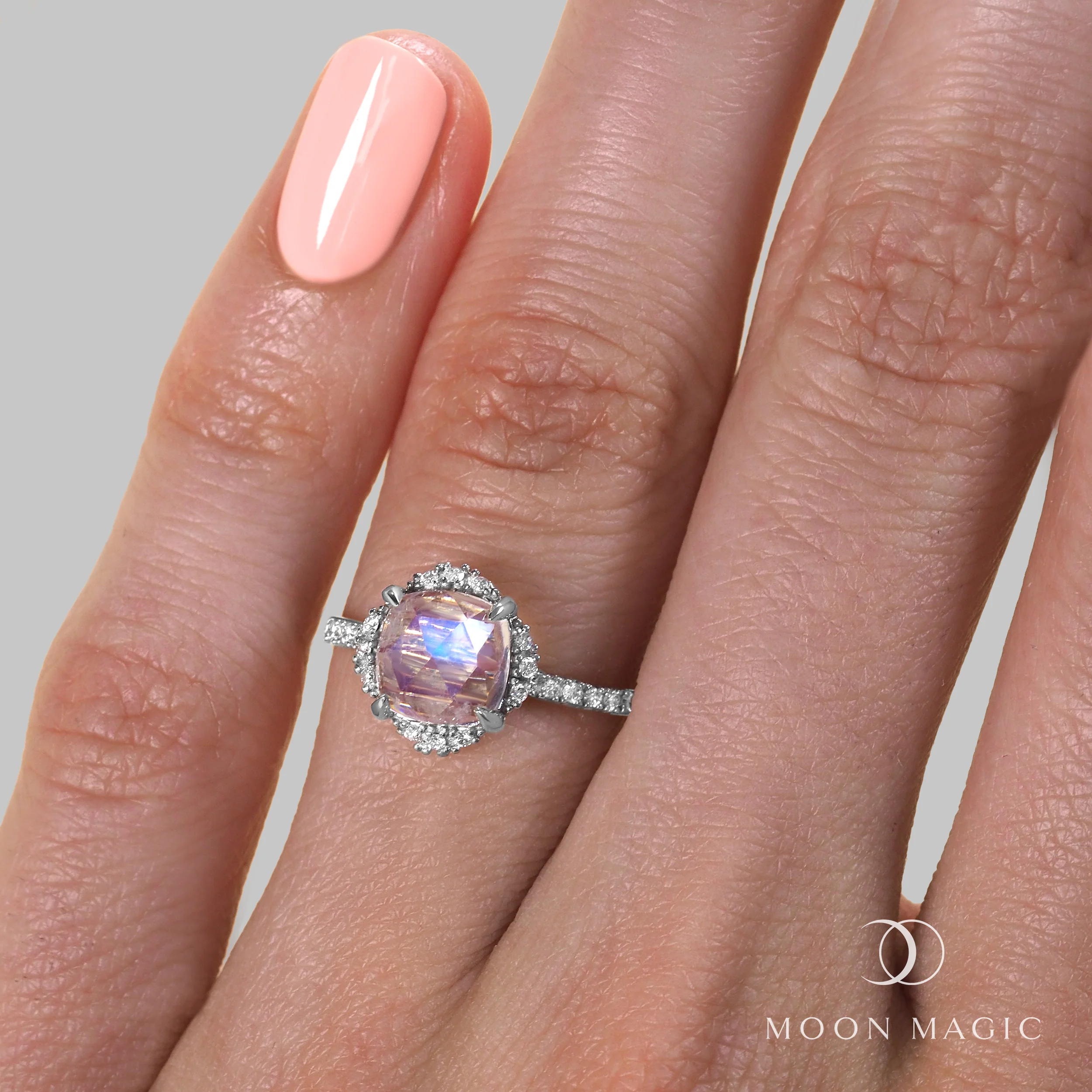 Moonstone Diamond Ring - My Always - Image 2