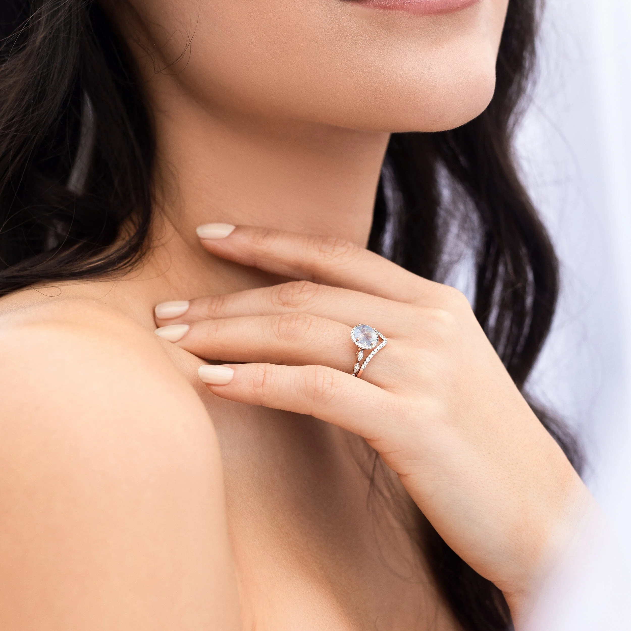 Moonstone Diamond Ring - Soulmate - Image 13