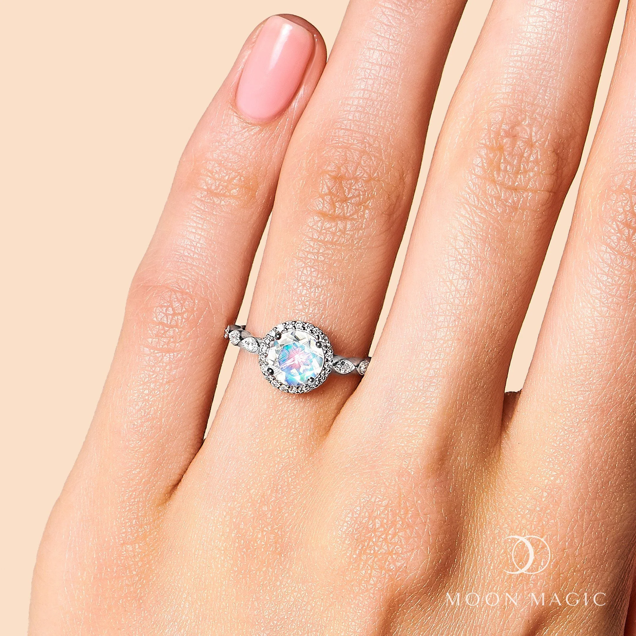 Moonstone Diamond Ring - Soulmate - Image 4