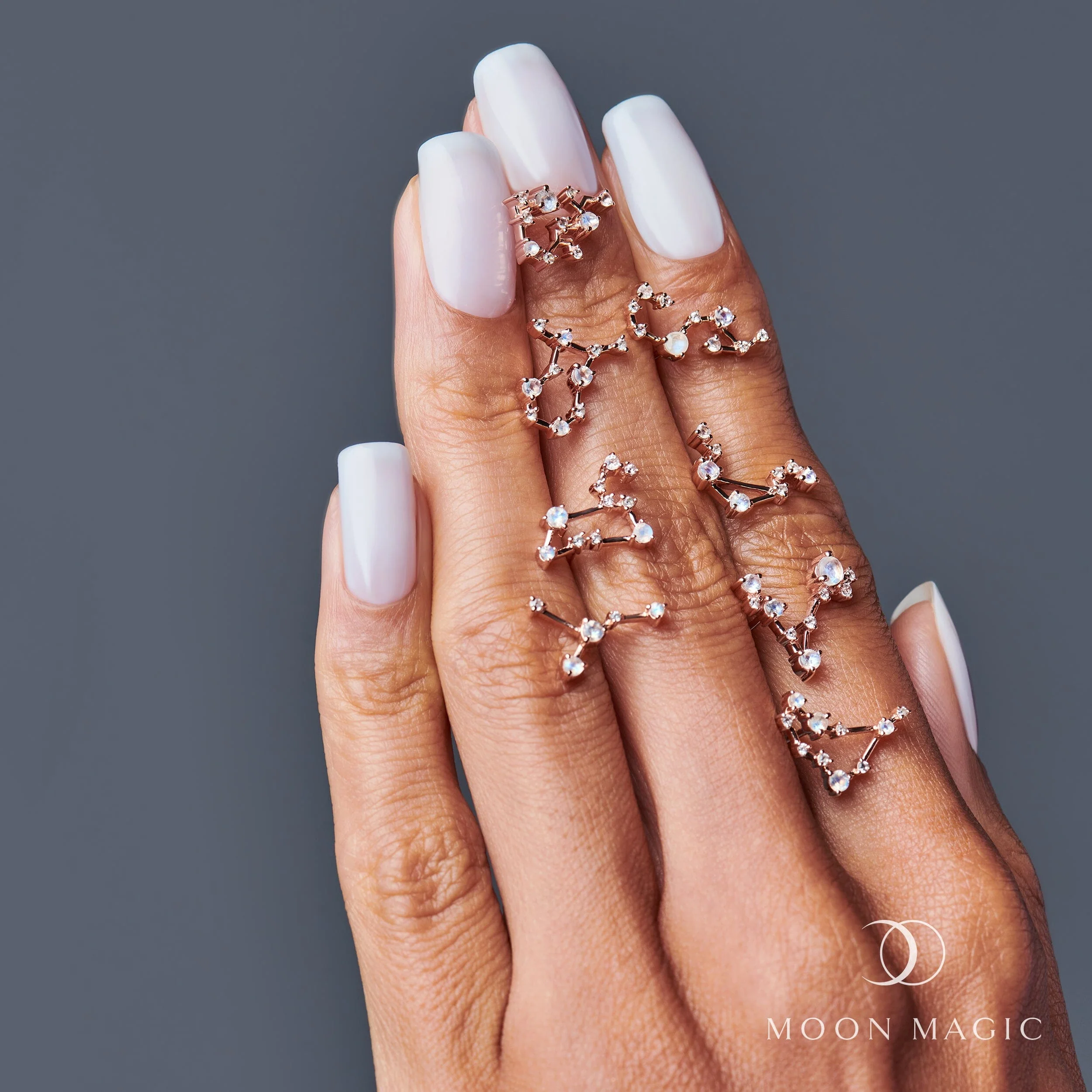 Moonstone Earrings - Capricorn Zodiac Constellation - Image 13